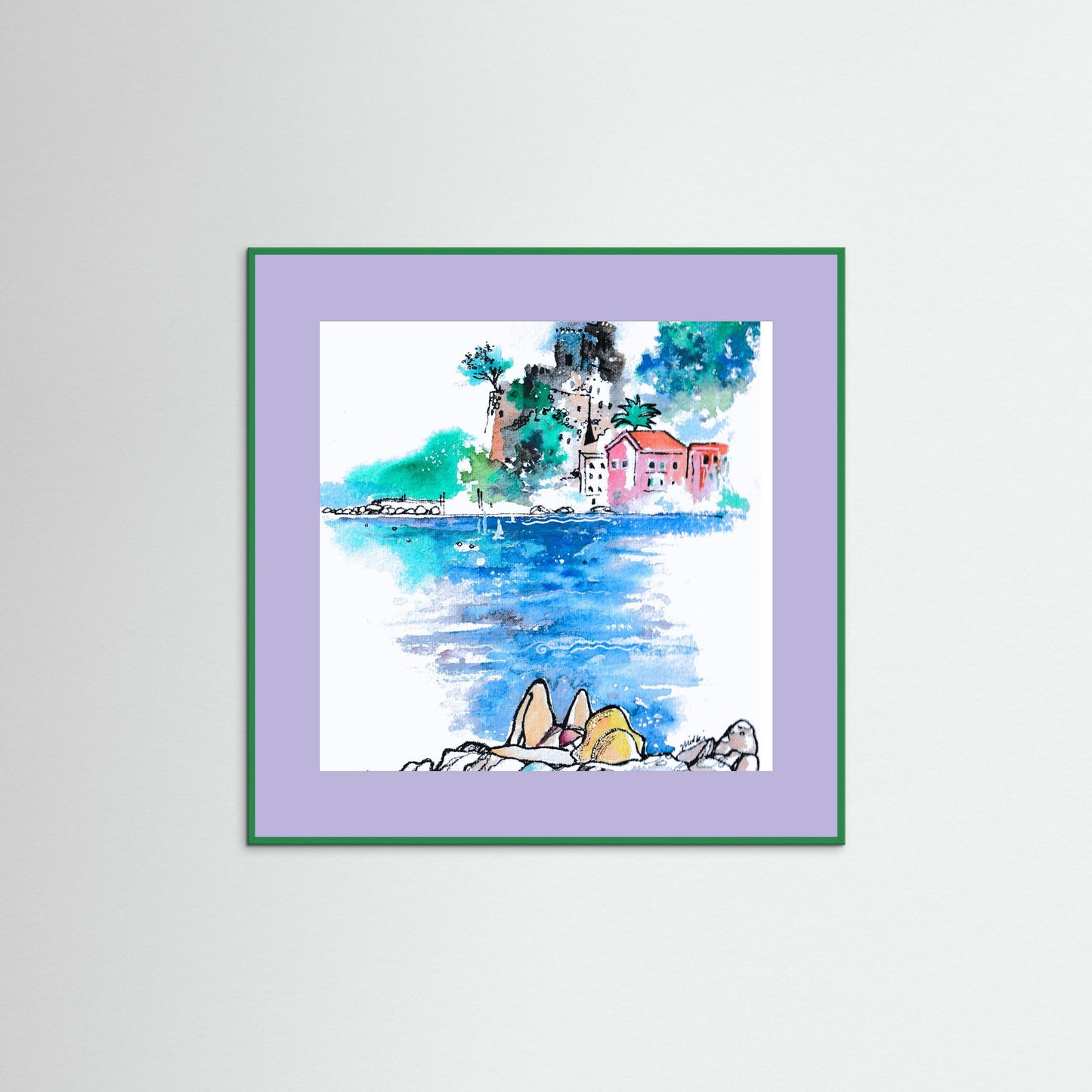 San Terenzo Summer Fine Art Print