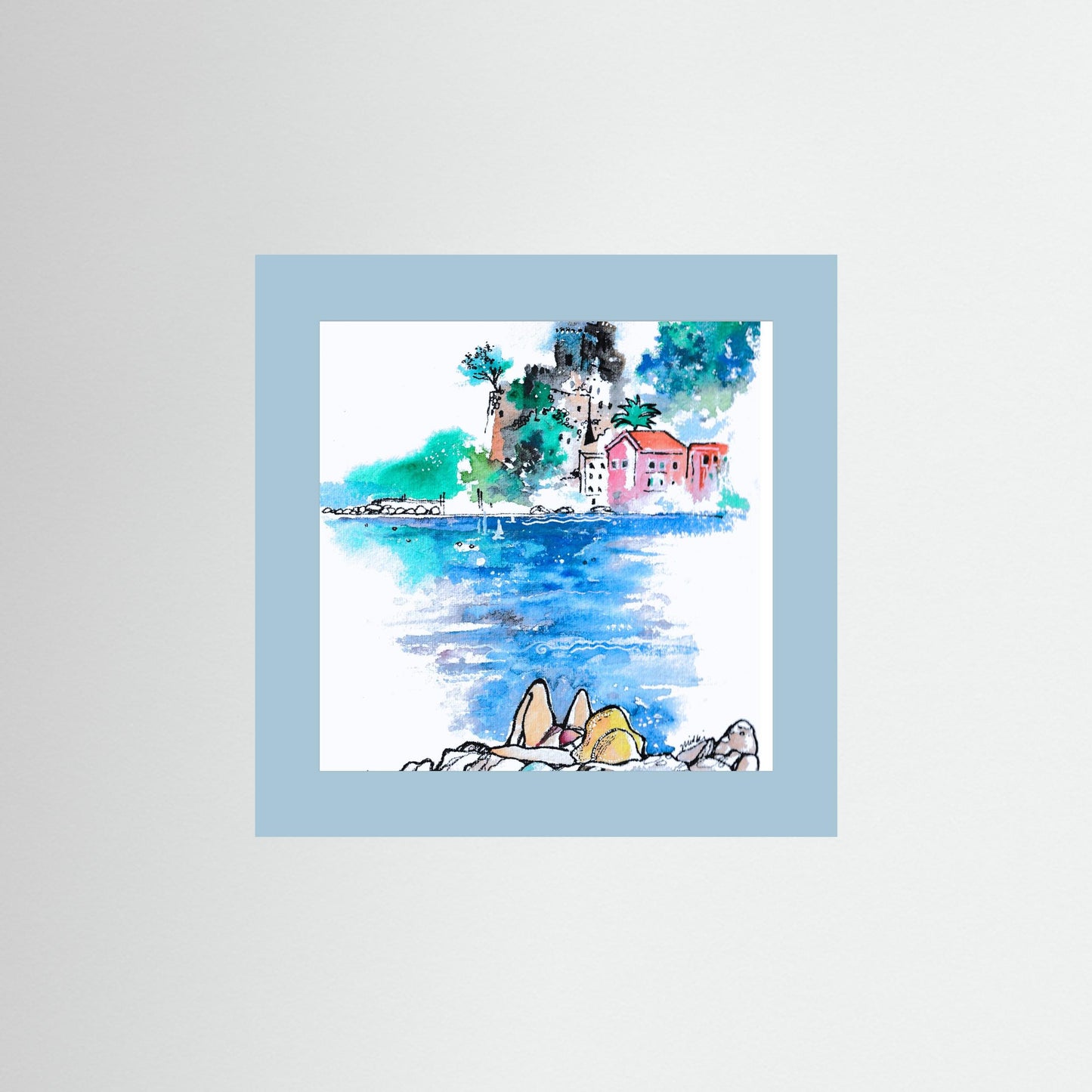 San Terenzo Summer Fine Art Print