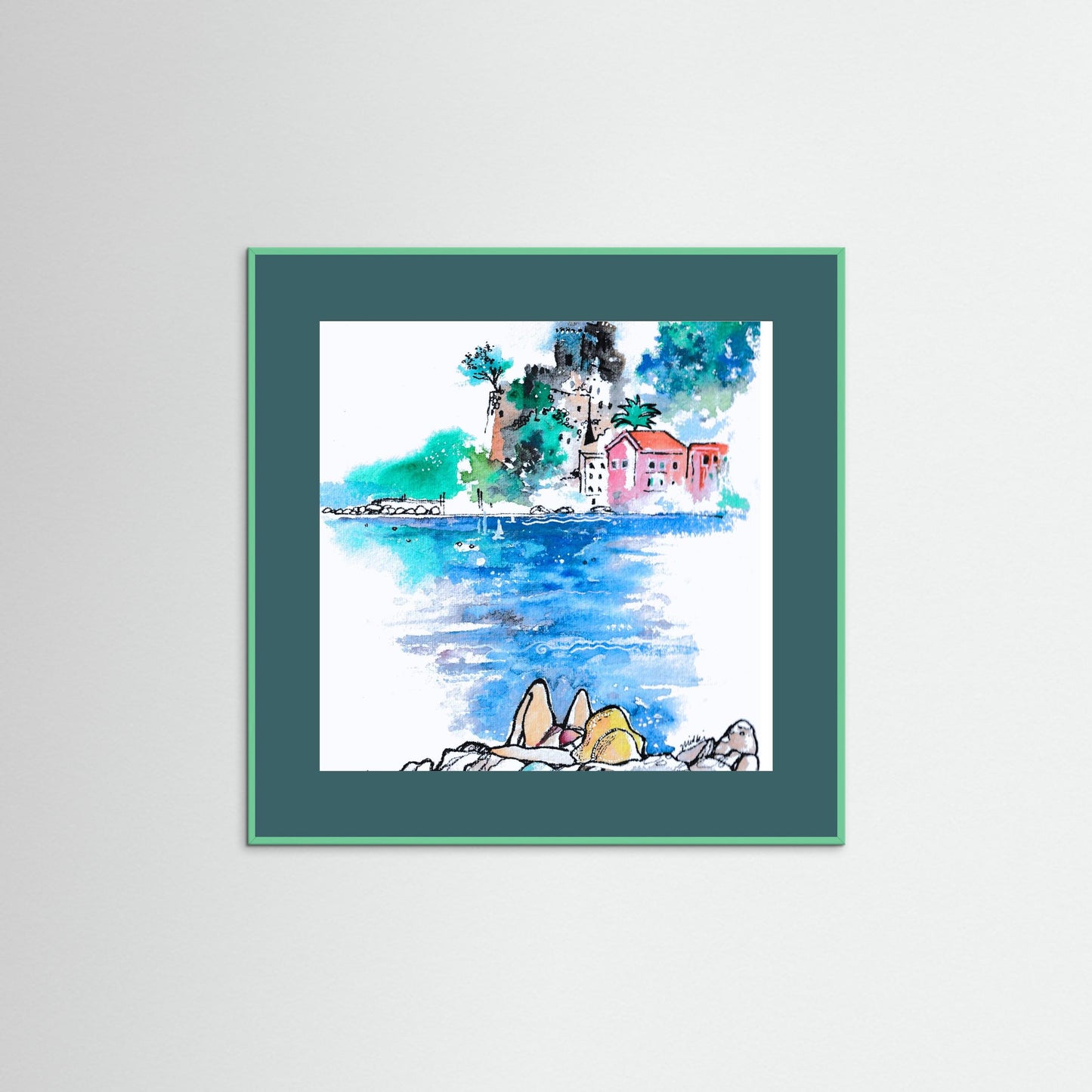 San Terenzo Summer Fine Art Print