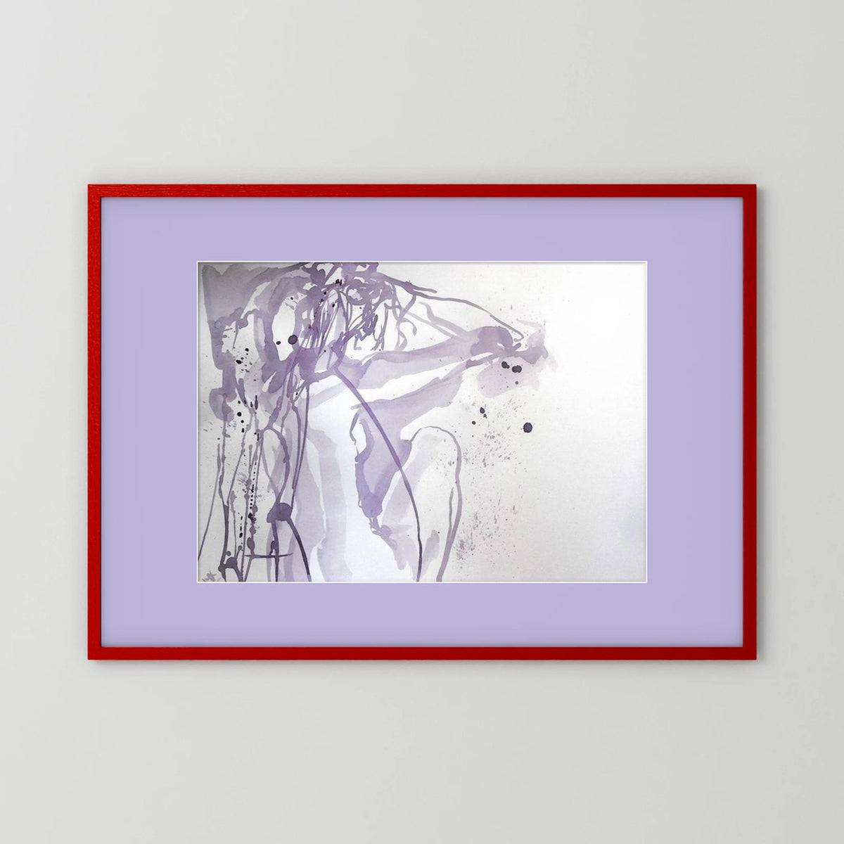 "Ponder"- A Wine Painting Poster Print