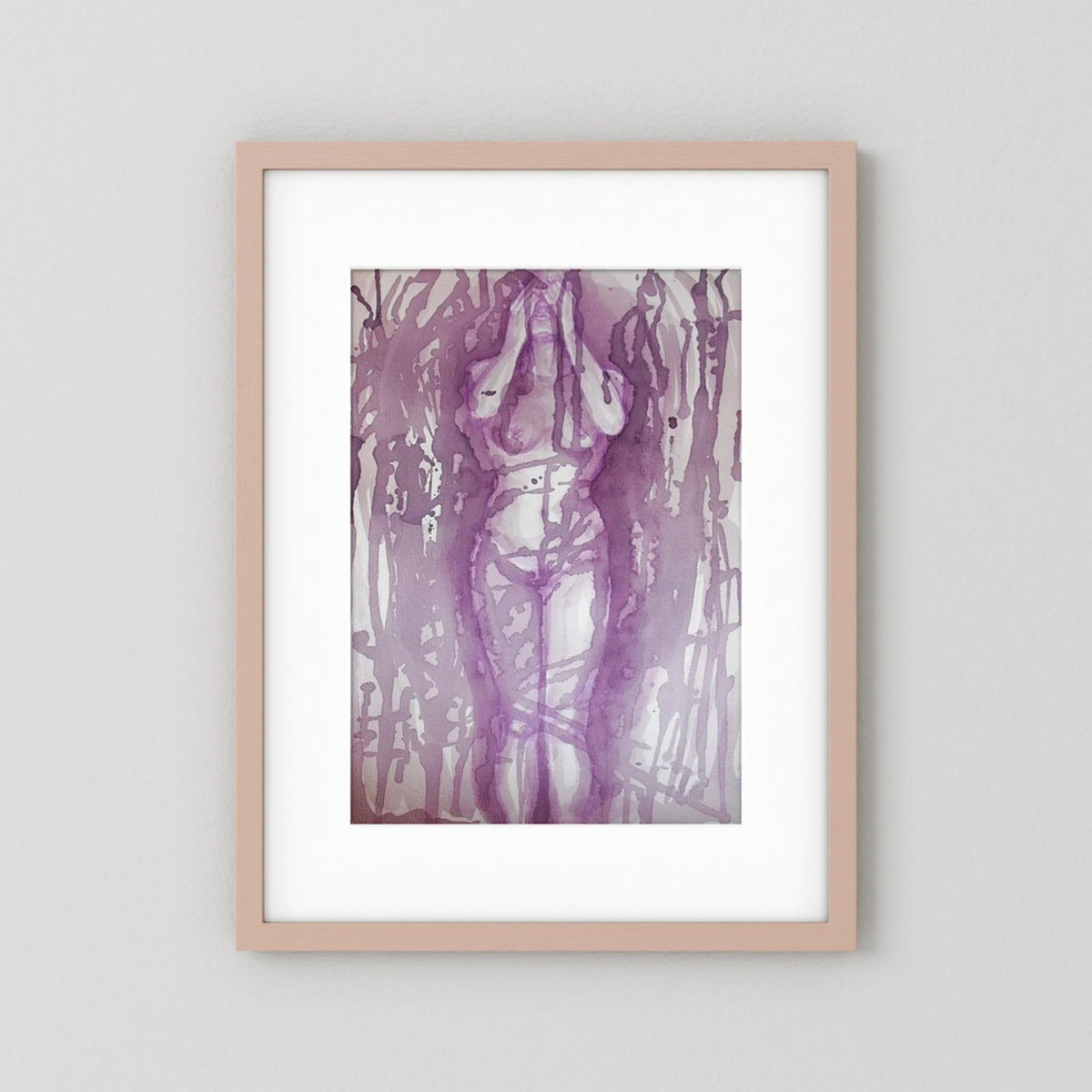 Wine Painting Fine Art Print: "Self Discovery"