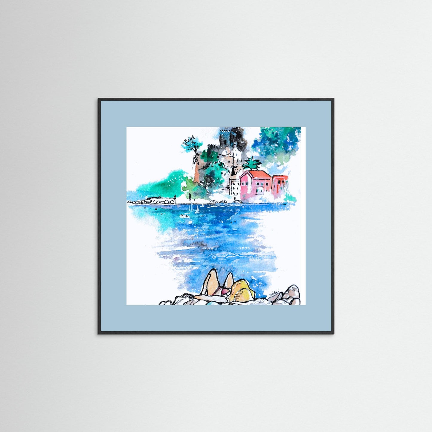 San Terenzo Summer Fine Art Print