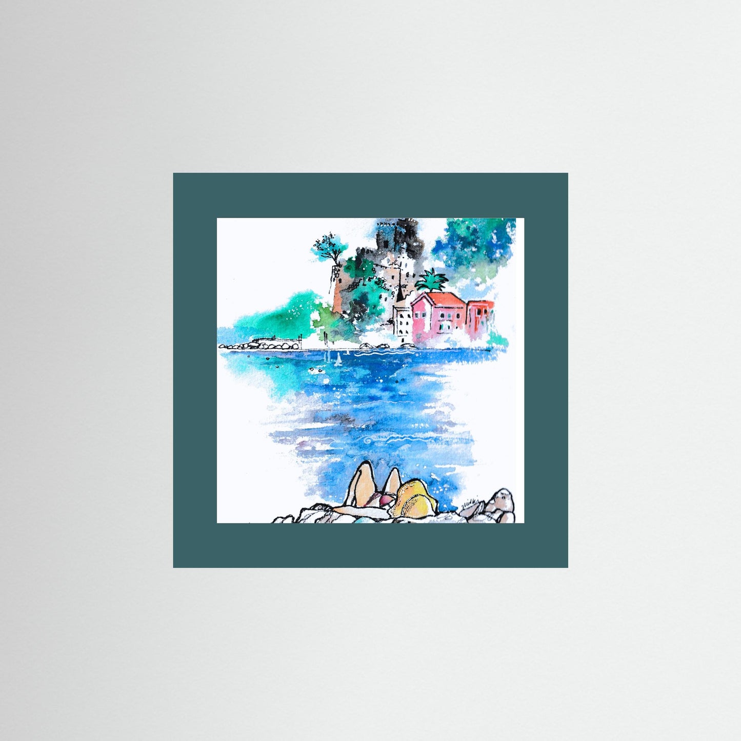San Terenzo Summer Fine Art Print