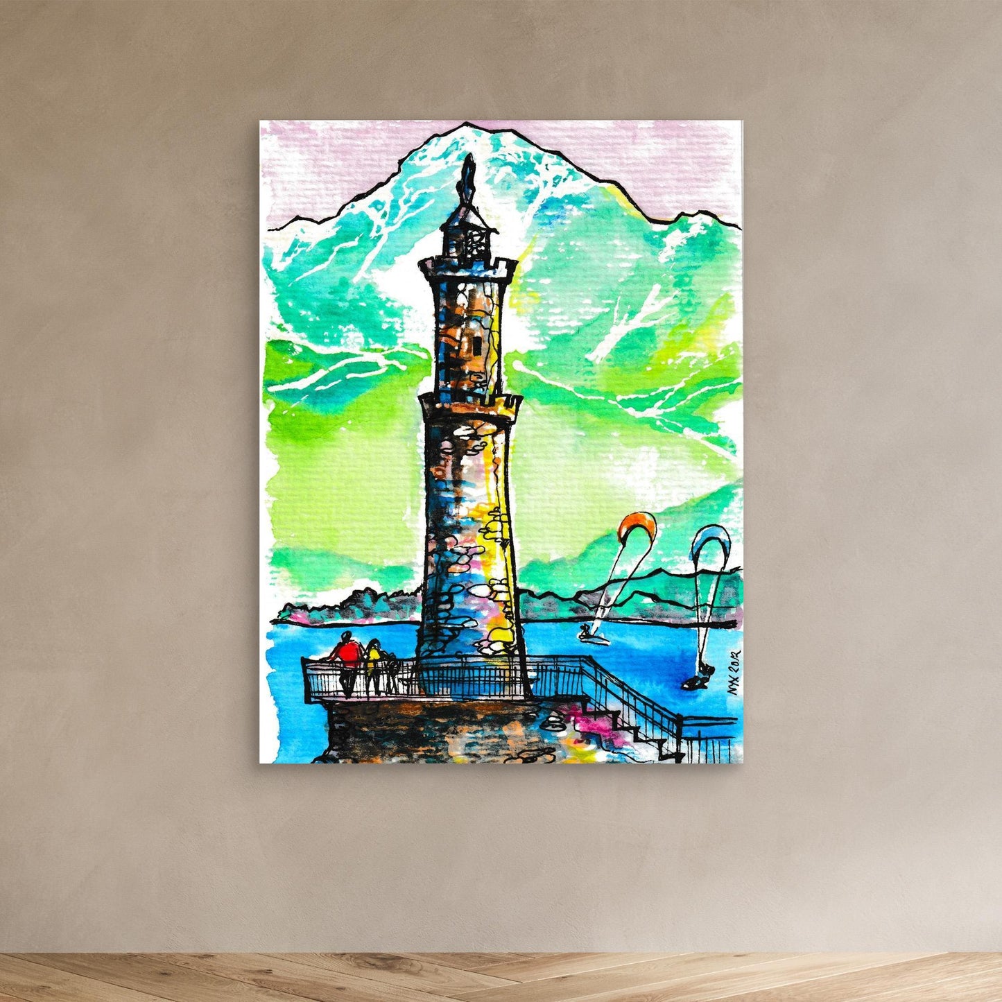 The Lario Lighthouse Canvas