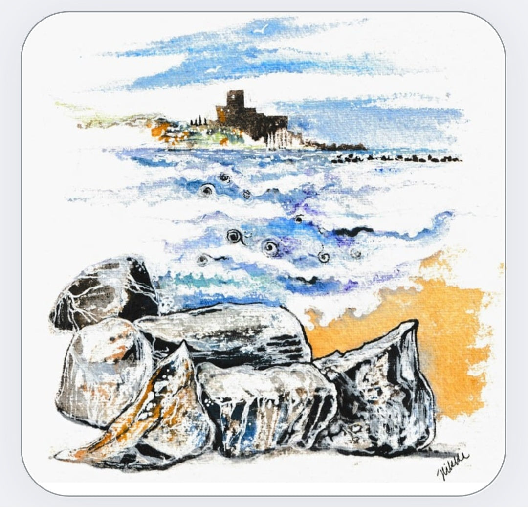 Fine Art Coaster Italy Castle