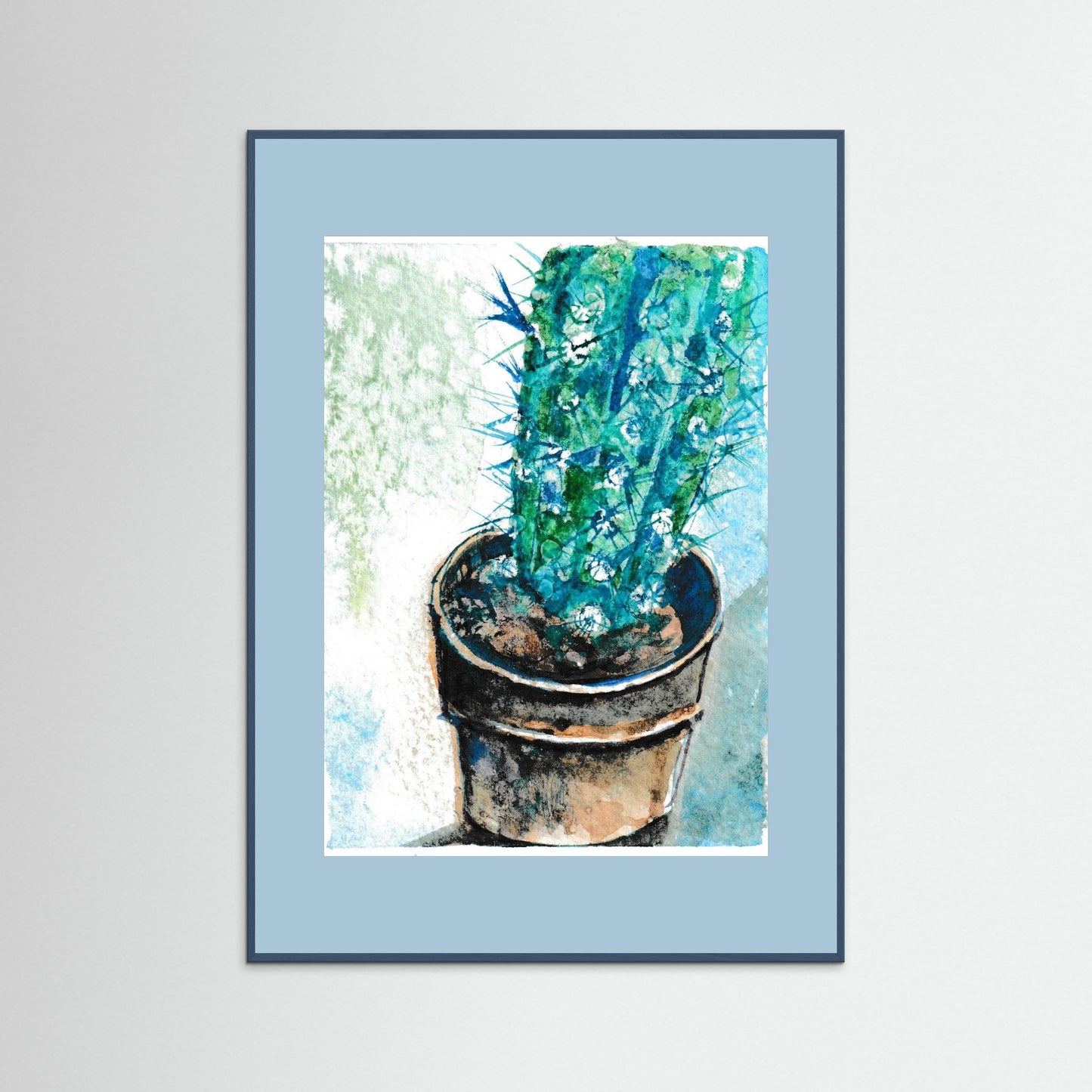 Tiny Cactus Friend in A Pot