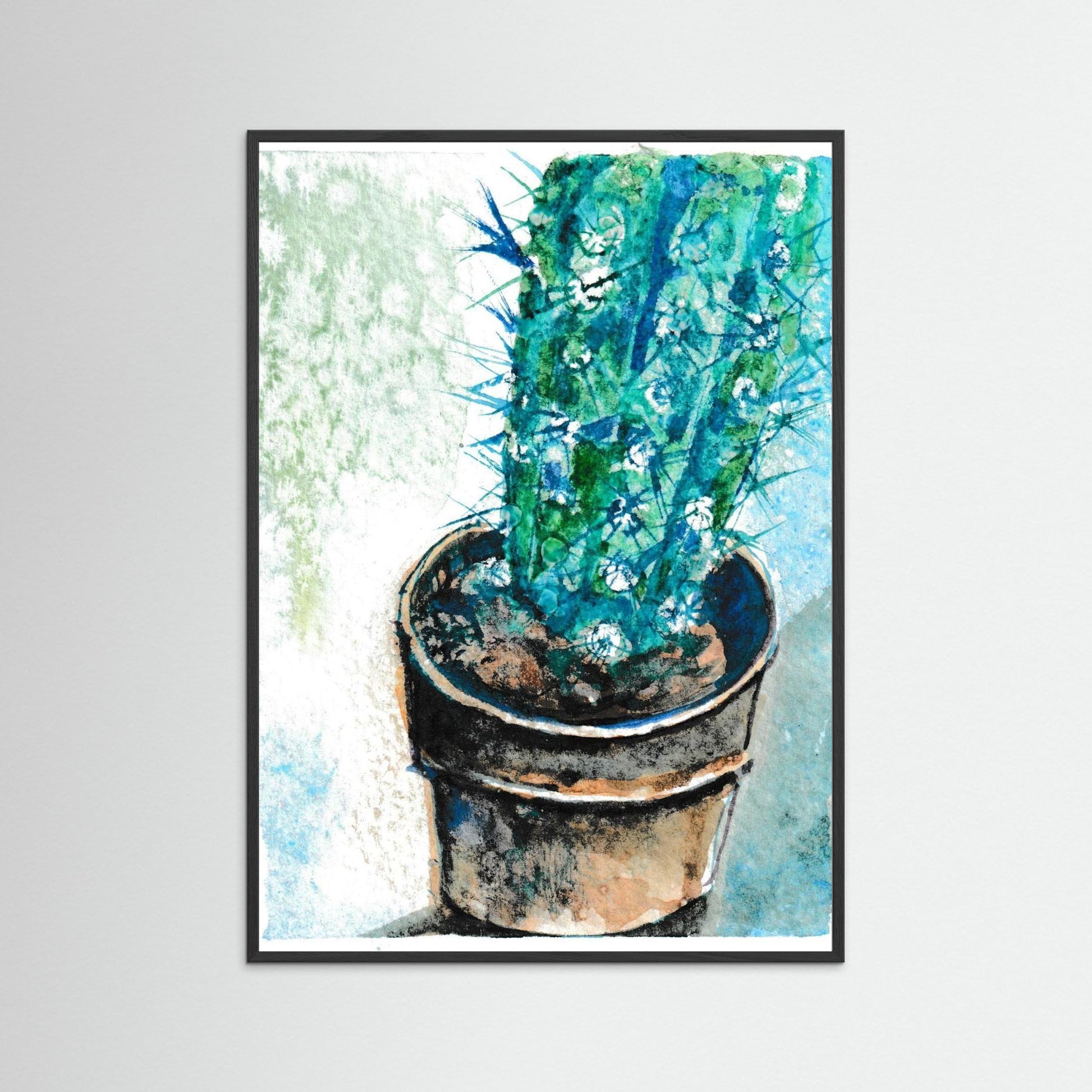 Tiny Cactus Friend in A Pot