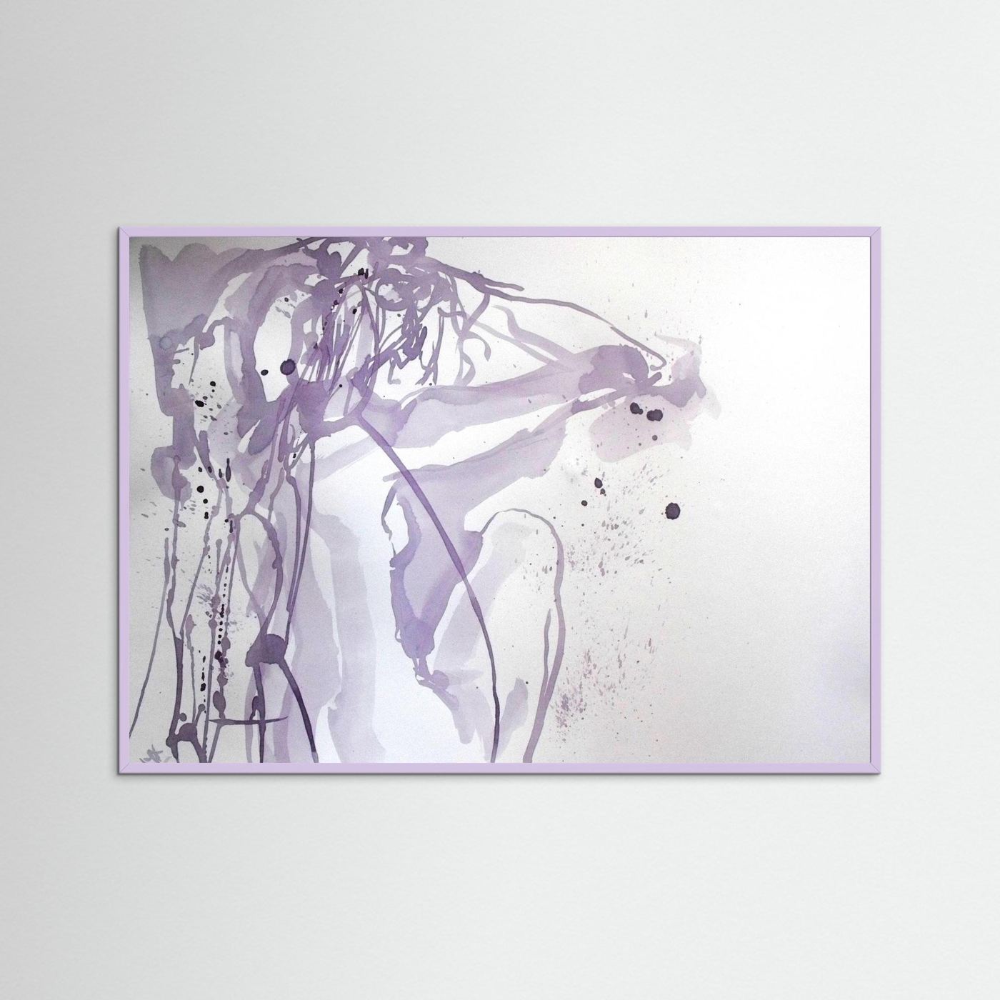 "Ponder"- A Wine Painting Poster Print