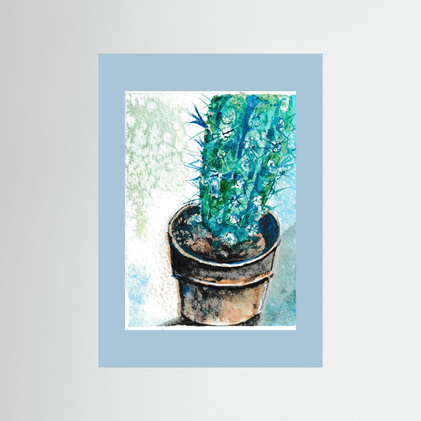 Tiny Cactus Friend in A Pot