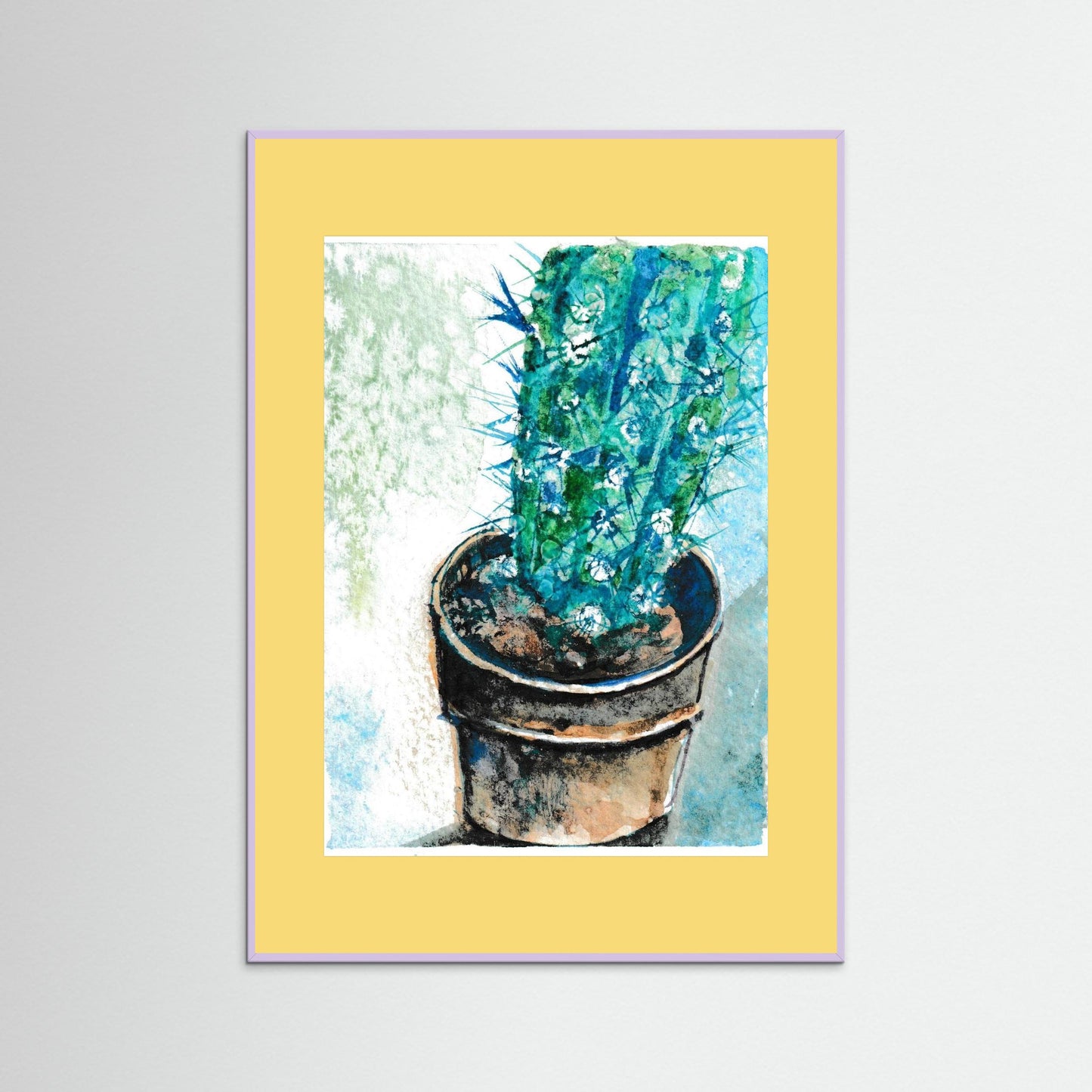 Tiny Cactus Friend in A Pot