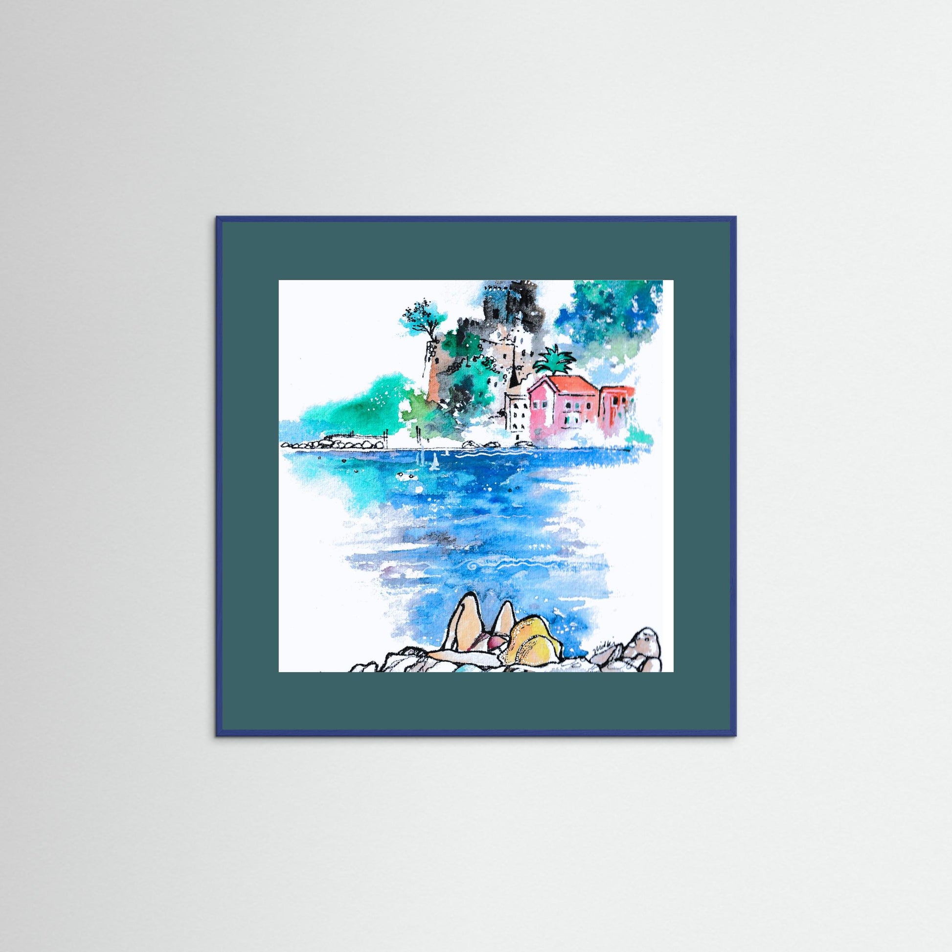 San Terenzo Summer Fine Art Print