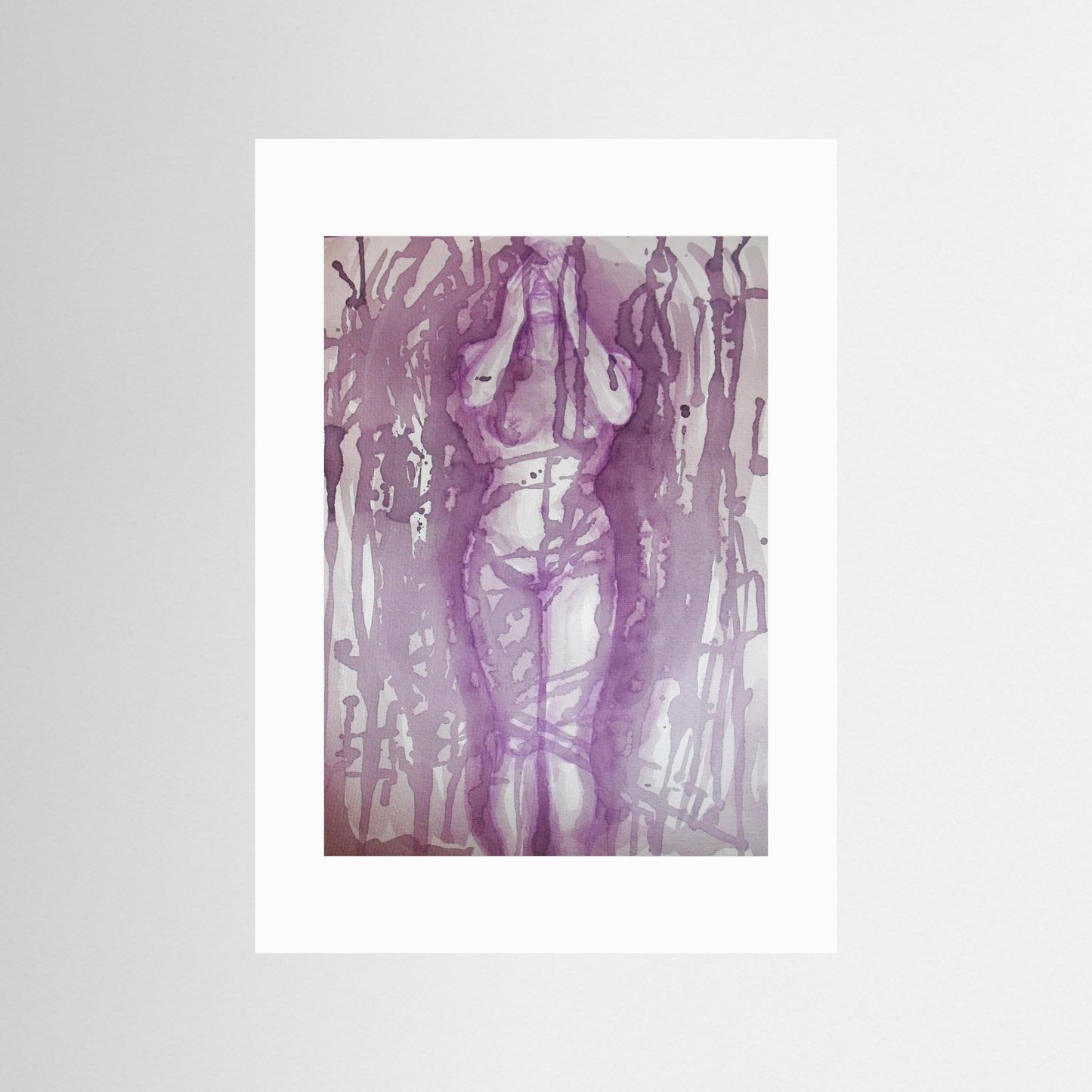 Wine Painting Fine Art Print: "Self Discovery"