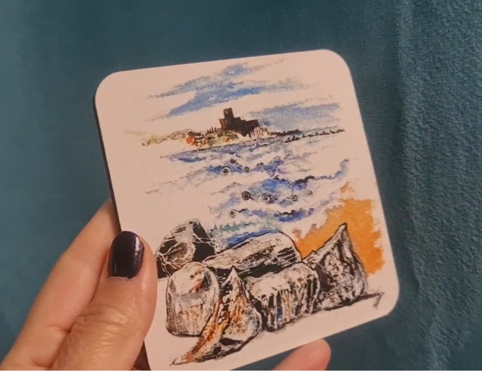 Fine Art Coaster Italy Castle