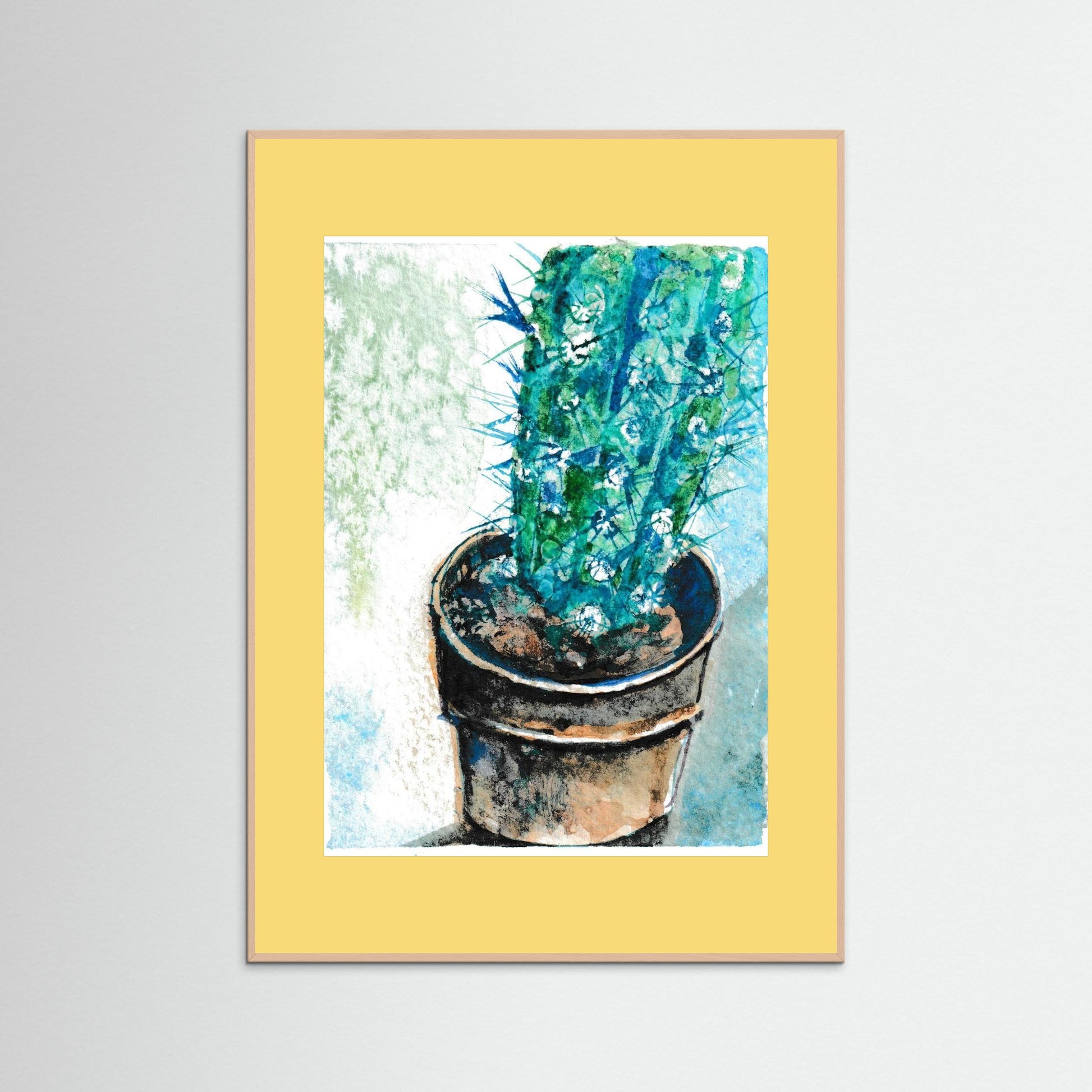 Tiny Cactus Friend in A Pot