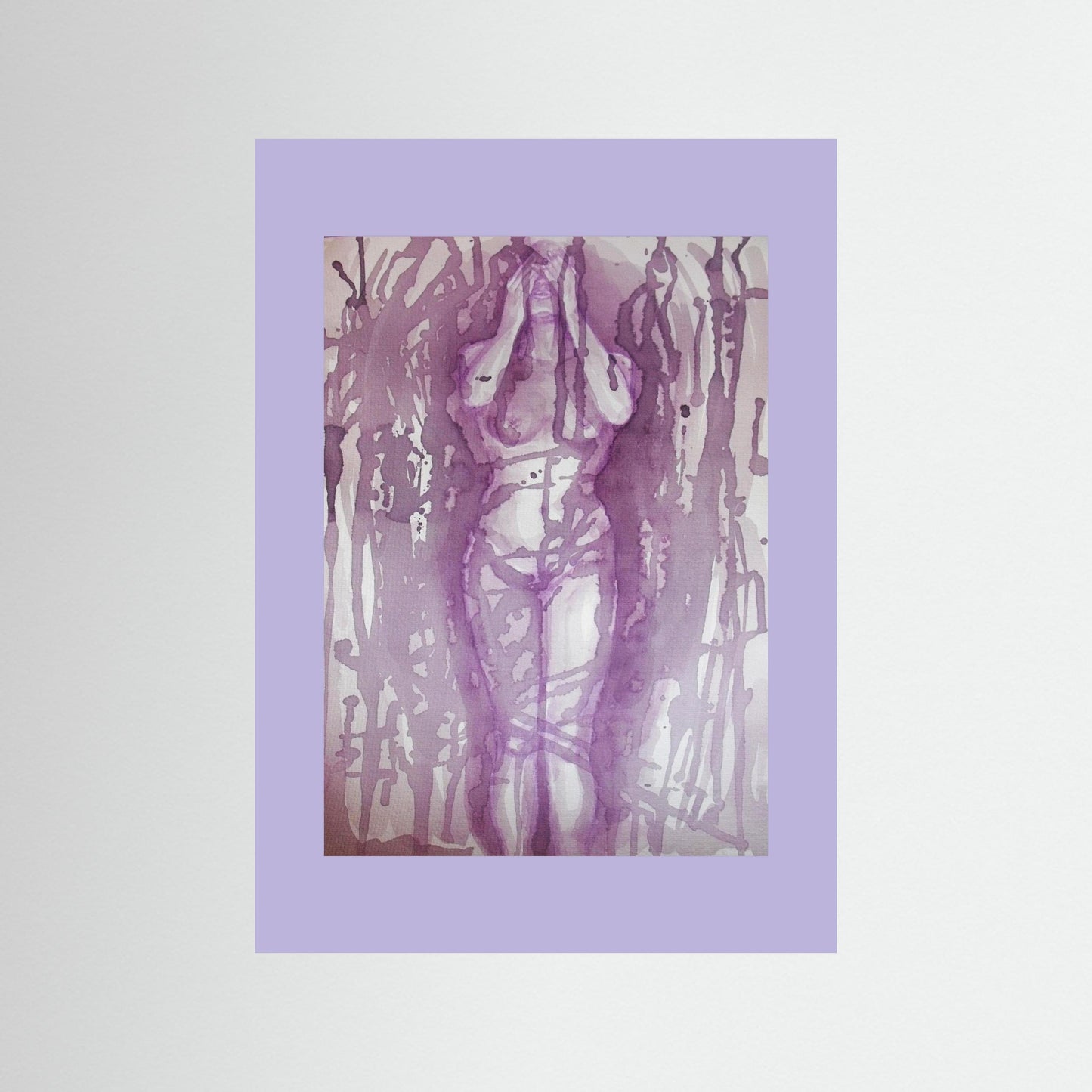 Wine Painting Fine Art Print: "Self Discovery"