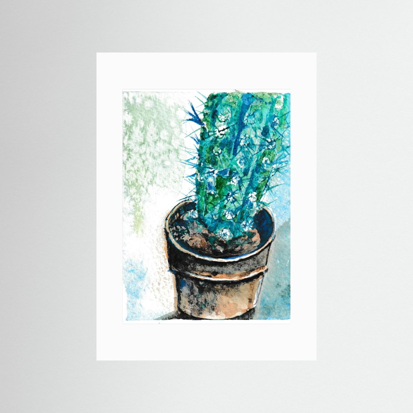Tiny Cactus Friend in A Pot