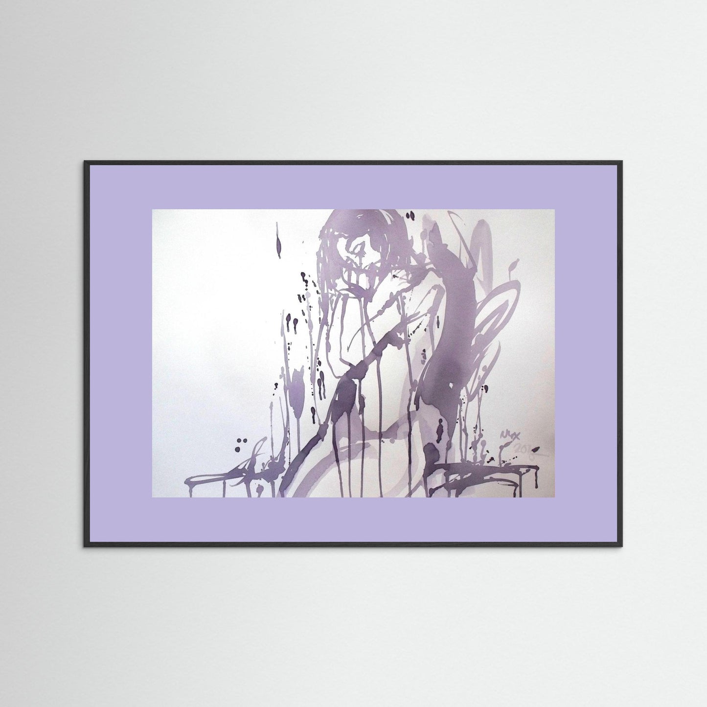 "Embrace" Poster Print from Italian Wine Painting