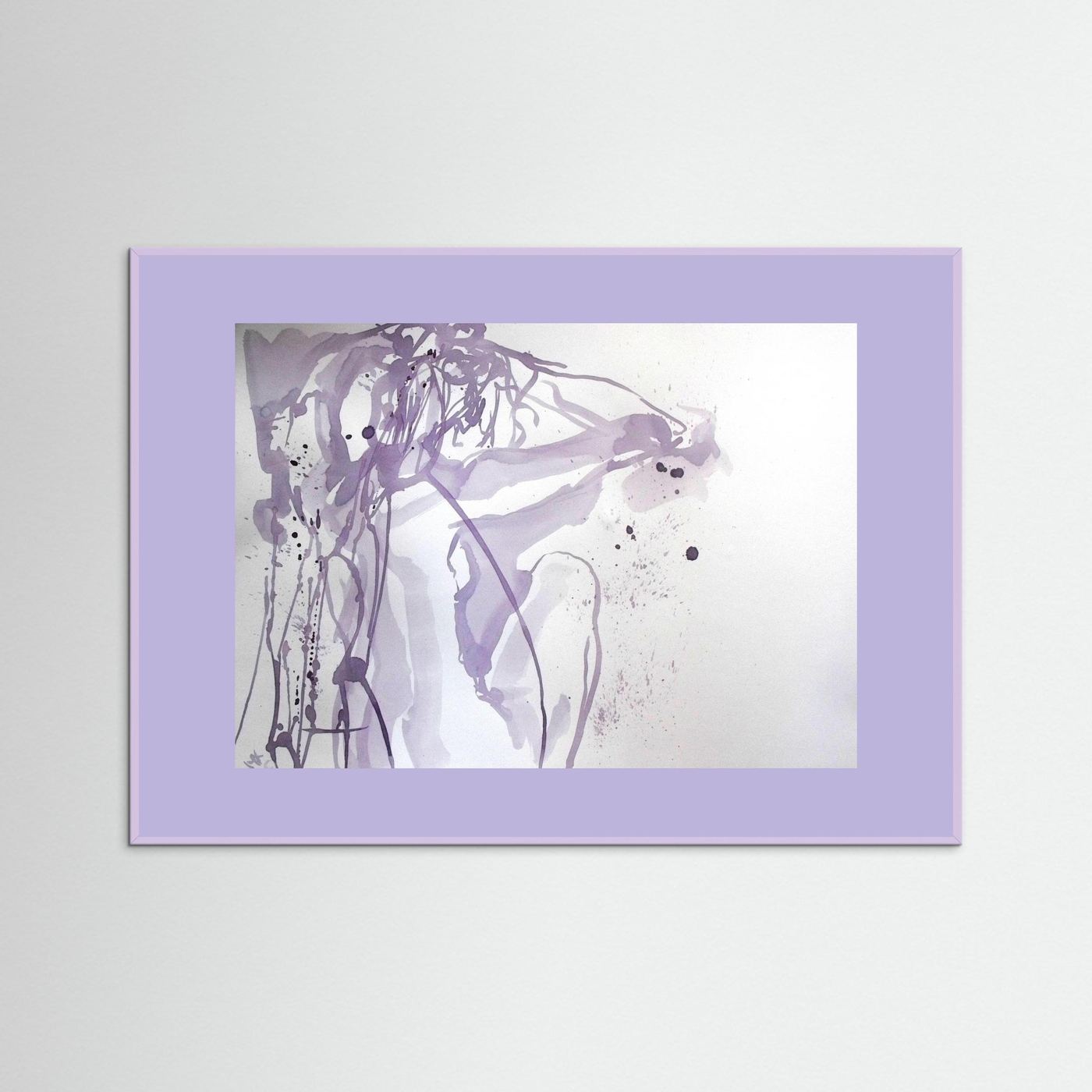 "Ponder"- A Wine Painting Poster Print