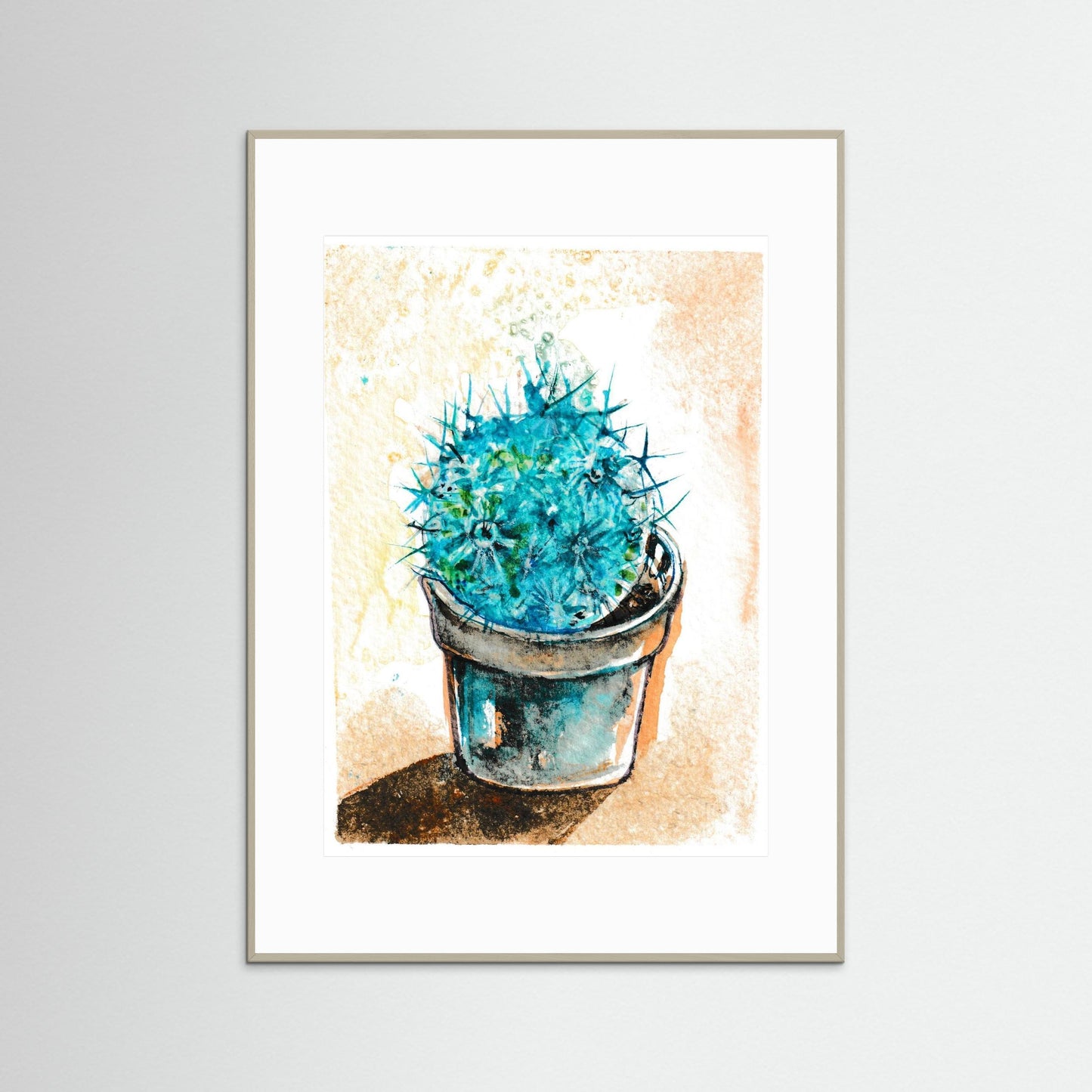 Tiny Cactus in A Pot