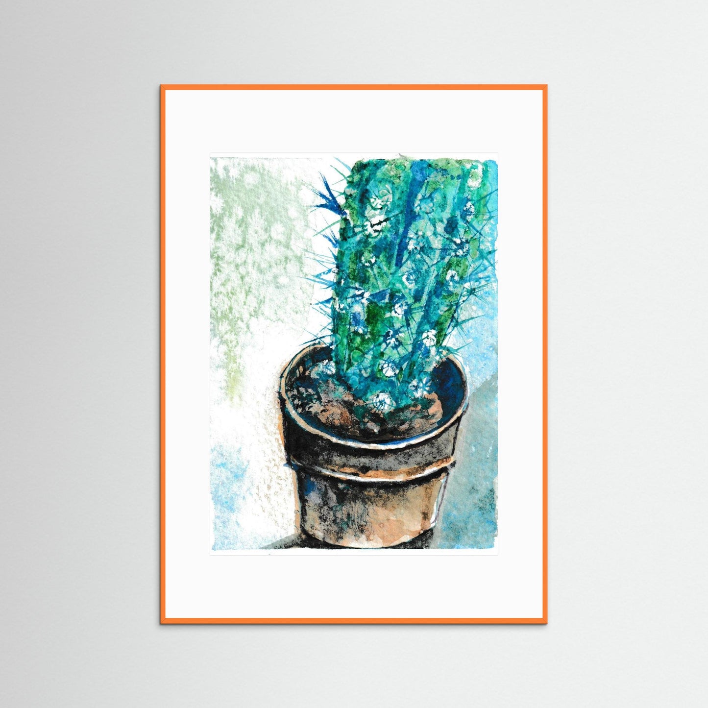 Tiny Cactus Friend in A Pot