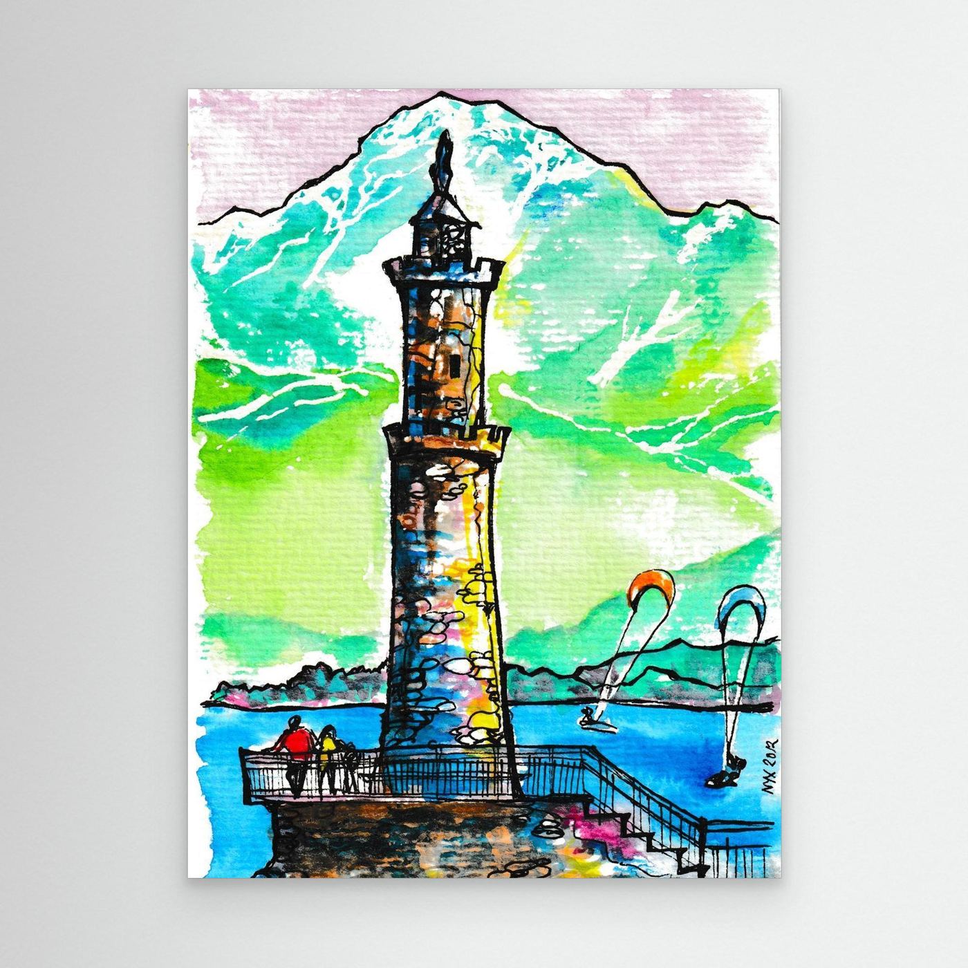The Lario Lighthouse Canvas