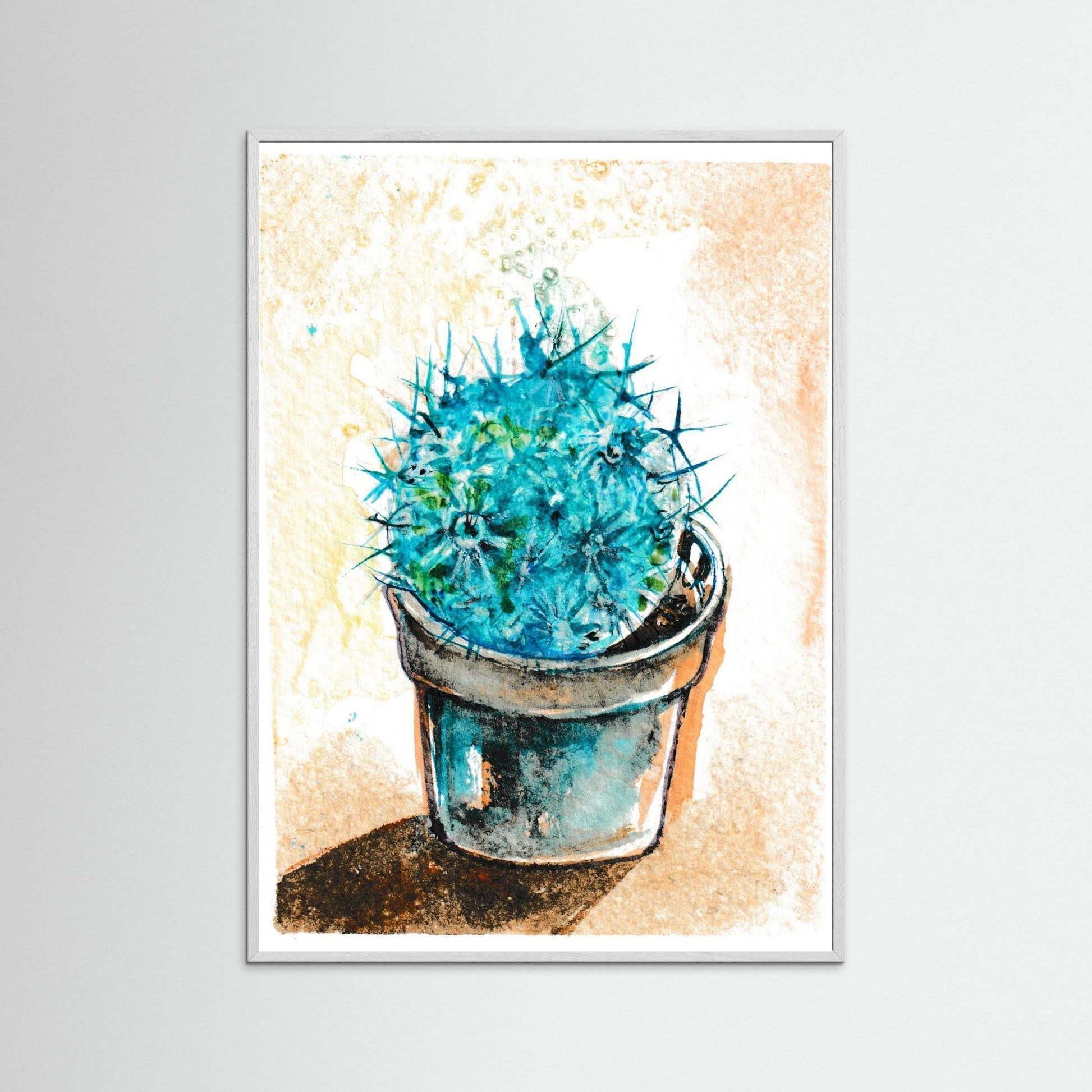 Tiny Cactus in A Pot