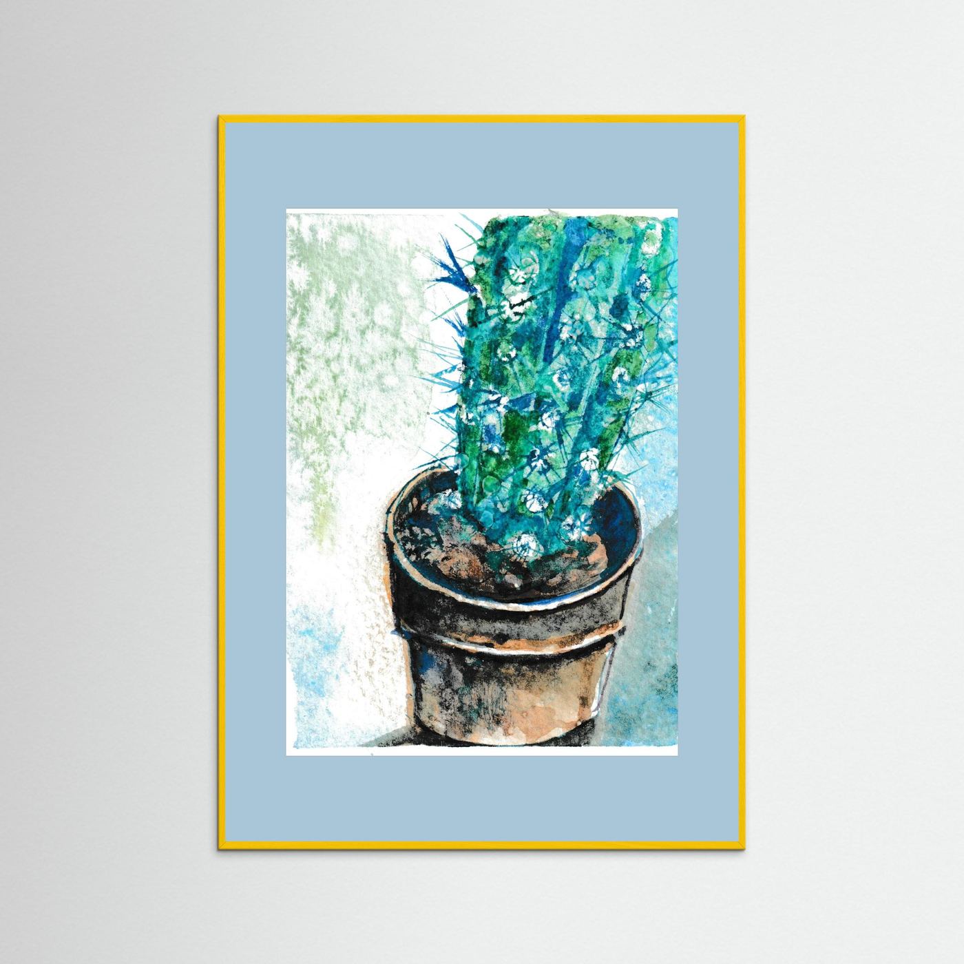 Tiny Cactus Friend in A Pot