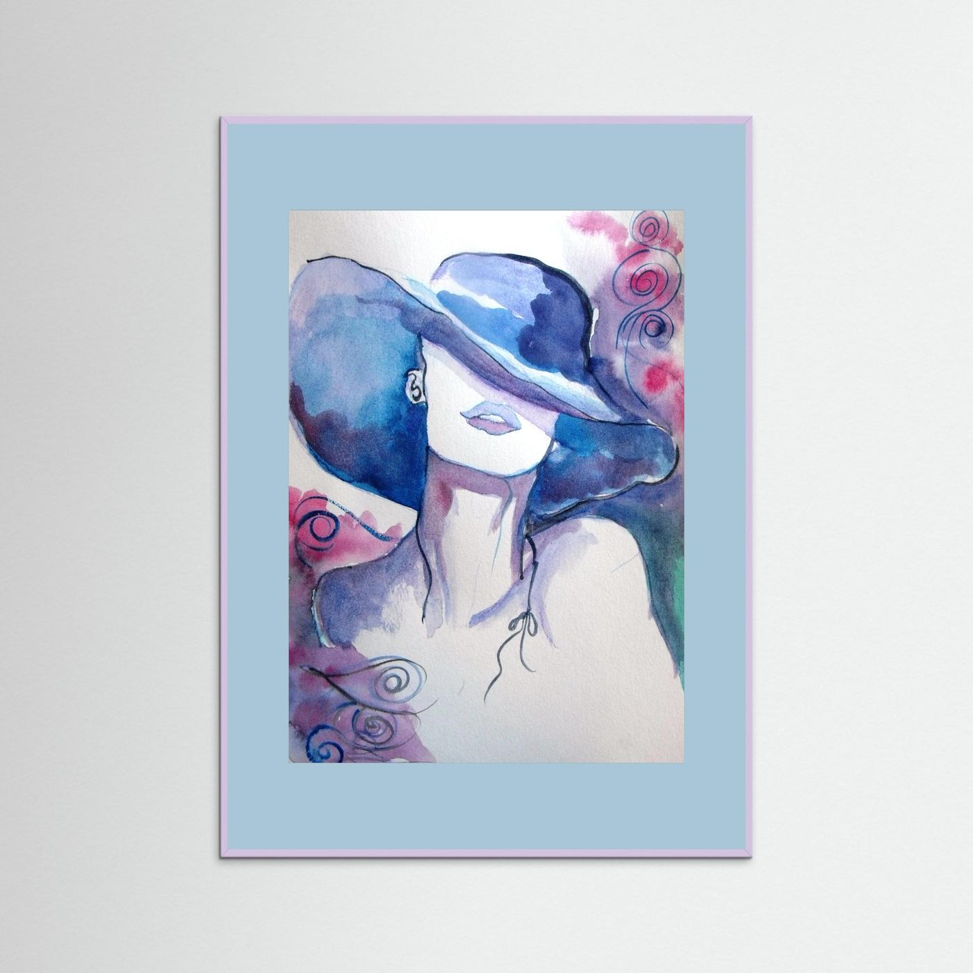Woman in Wine Fine Art Print