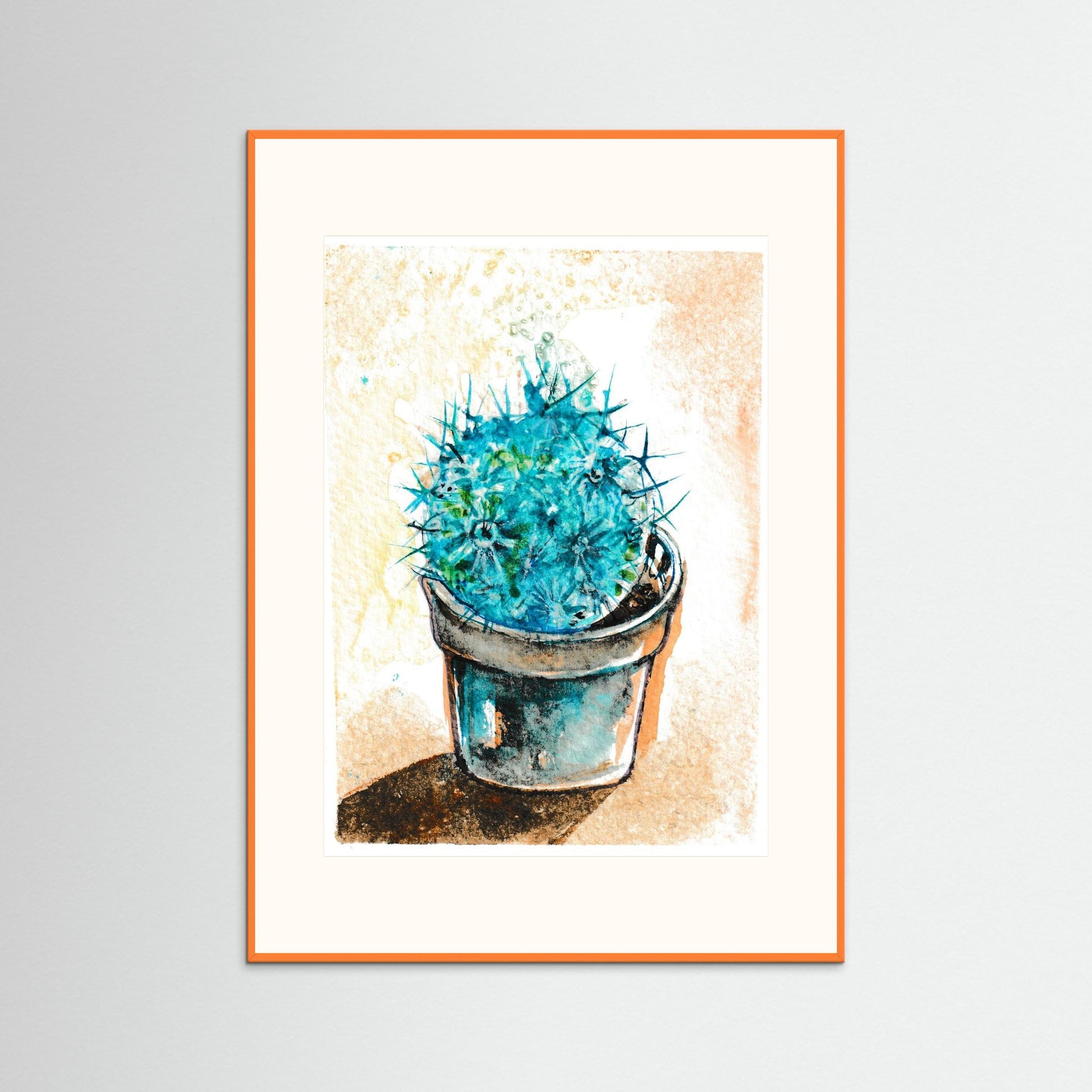 Tiny Cactus in A Pot