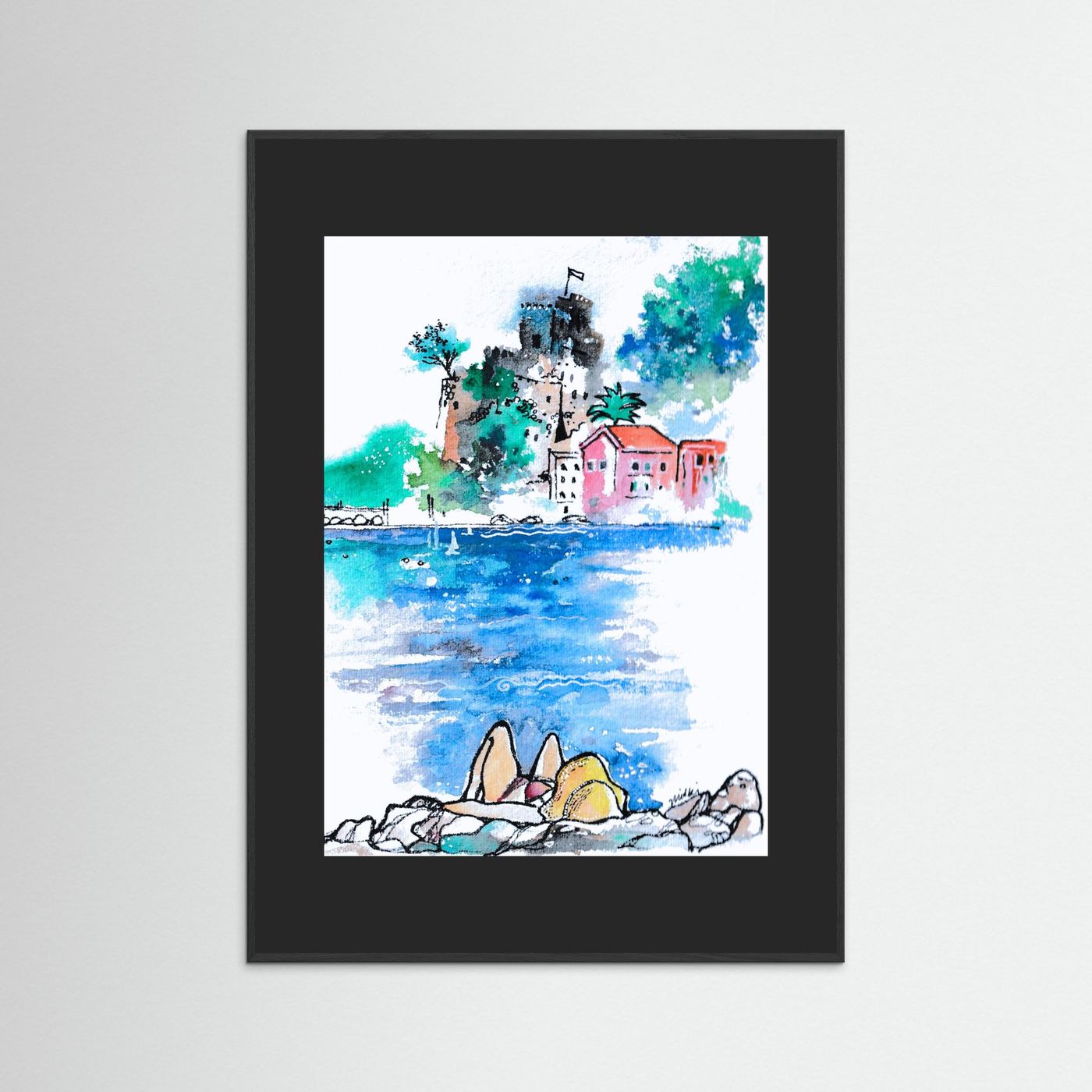"San Terenzo" Fine Art Paper Print