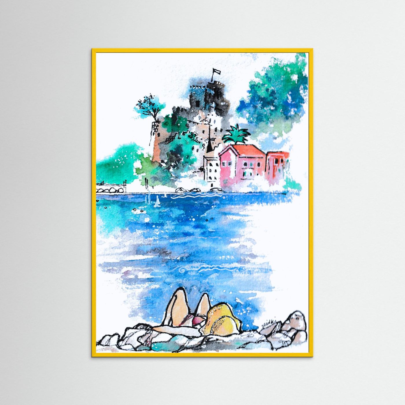 "San Terenzo" Fine Art Paper Print