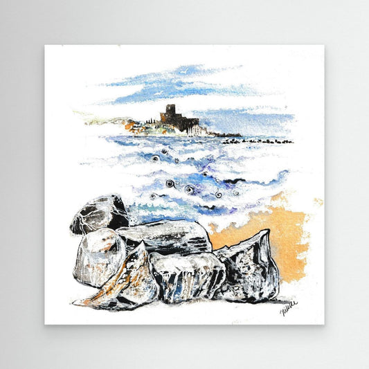 Castle on the Gulf of Poets Canvas