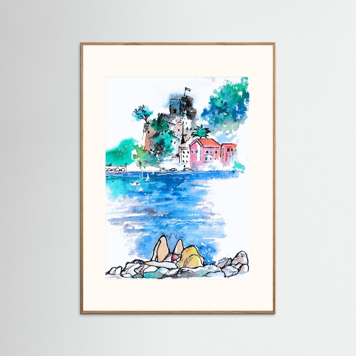 "San Terenzo" Fine Art Paper Print