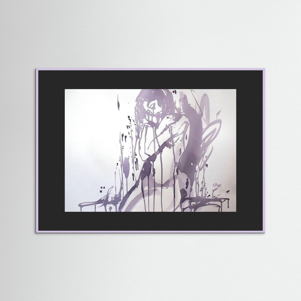 "Embrace" Poster Print from Italian Wine Painting