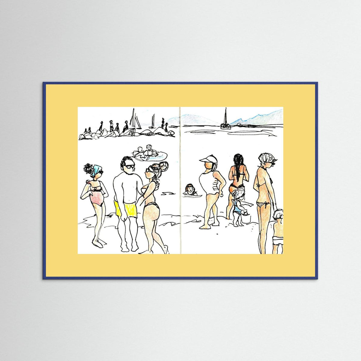 "Ligurian Summer" Fine Art Paper Print