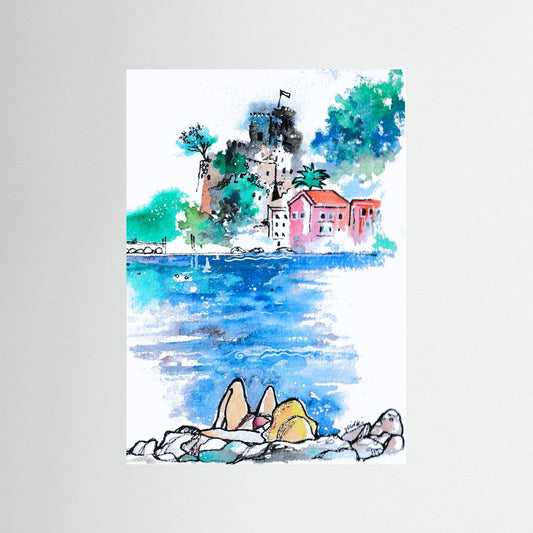 "San Terenzo" Fine Art Paper Print