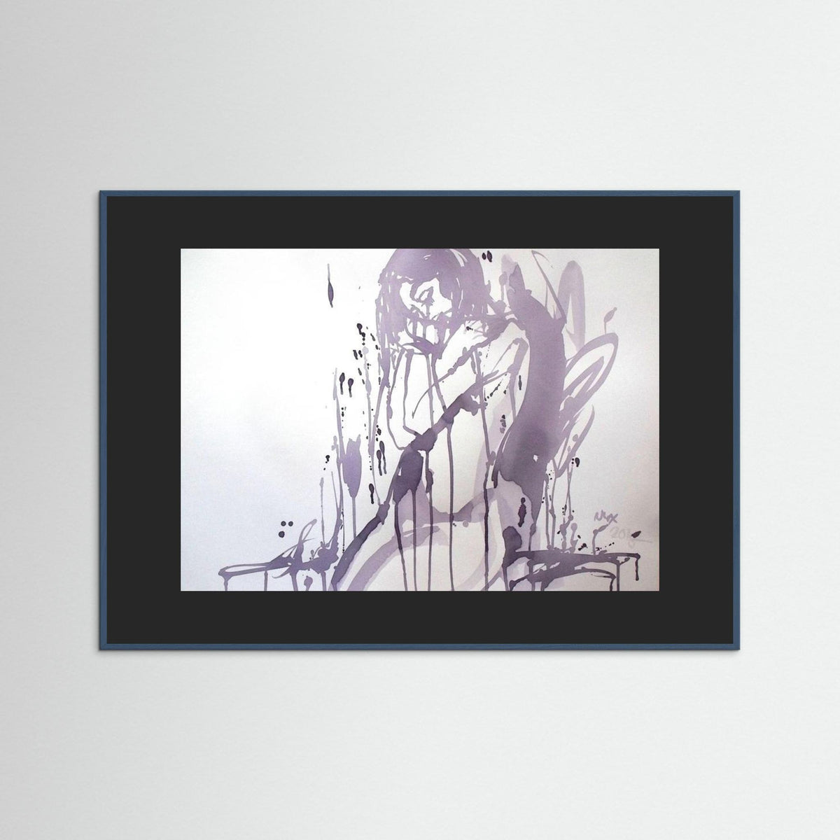 "Embrace" Poster Print from Italian Wine Painting