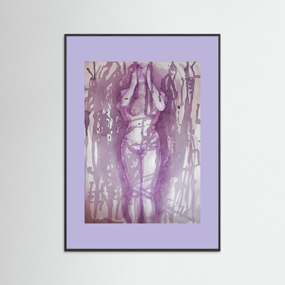 Wine Painting Fine Art Print: "Self Discovery"