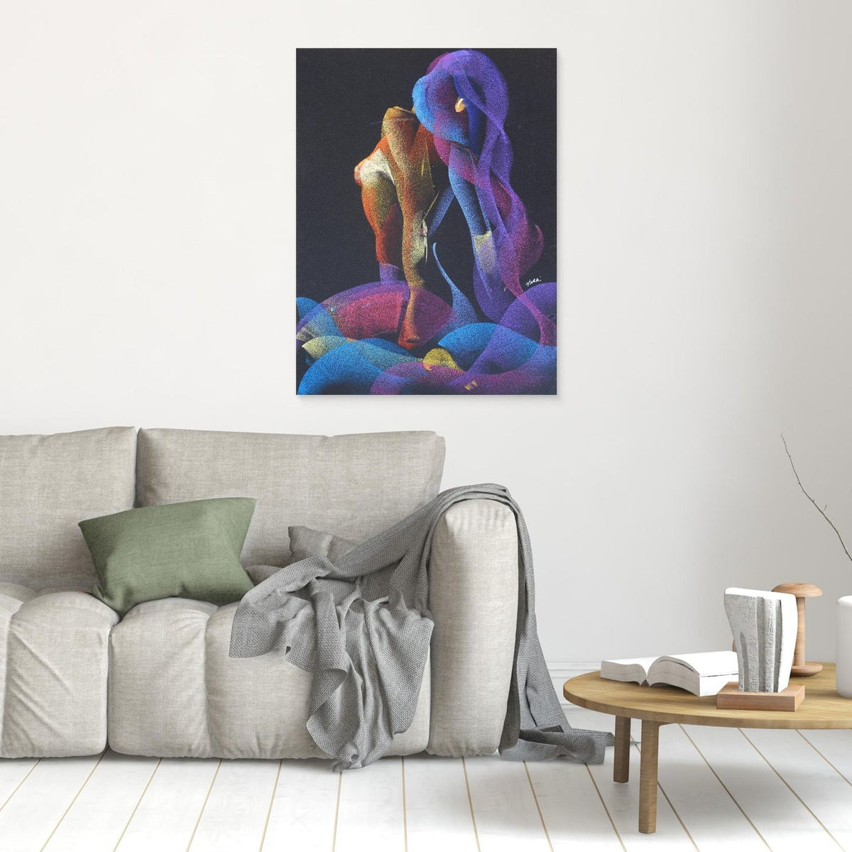 Boundless - Pastels on Velvet Canvas Print