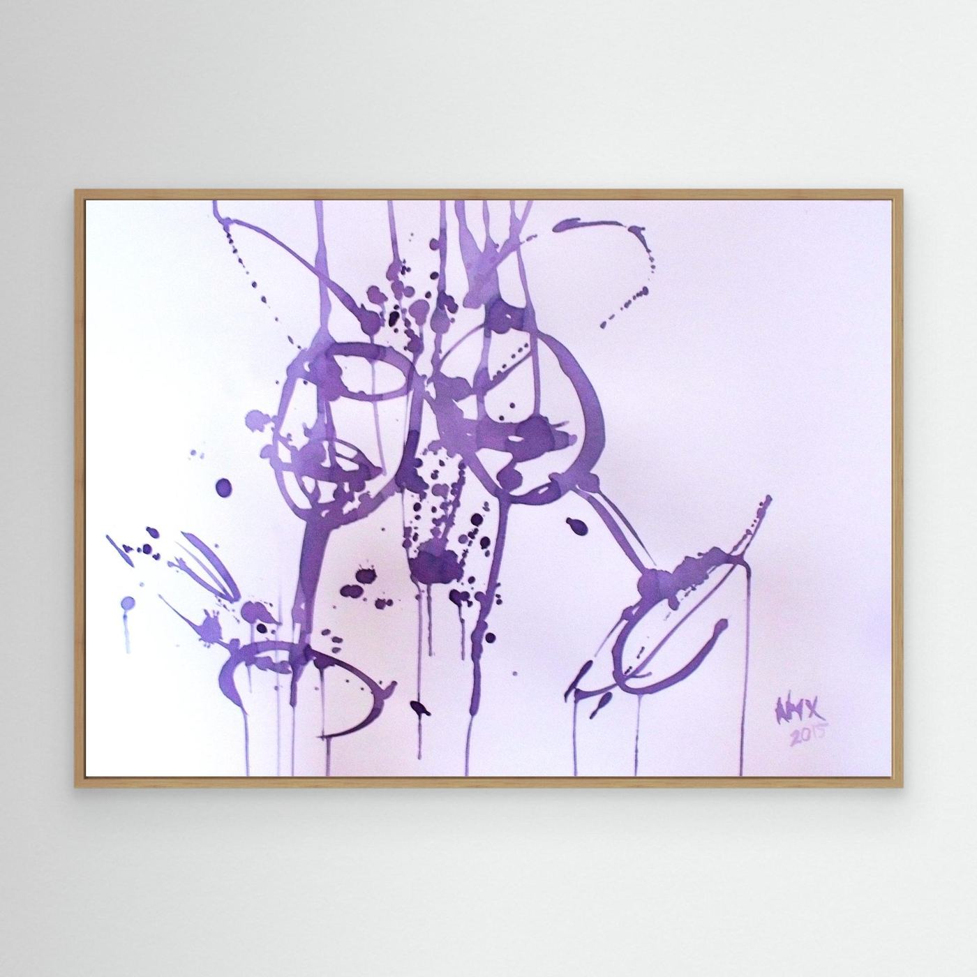 "Celebration" Wine Art Painting Premium Canvas Print
