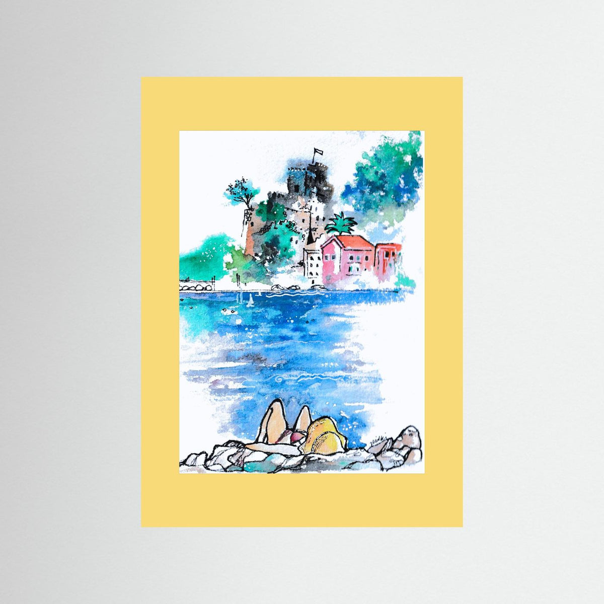 "San Terenzo" Fine Art Paper Print