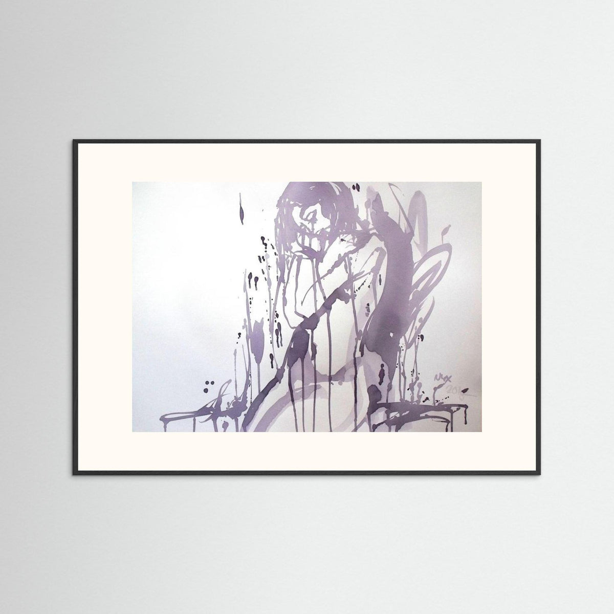 "Embrace" Poster Print from Italian Wine Painting