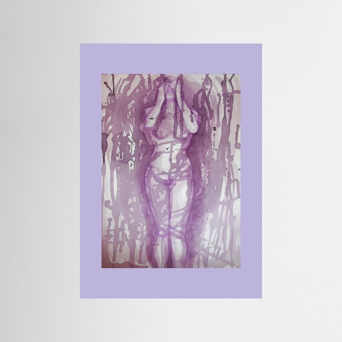 Wine Painting Fine Art Print: "Self Discovery"