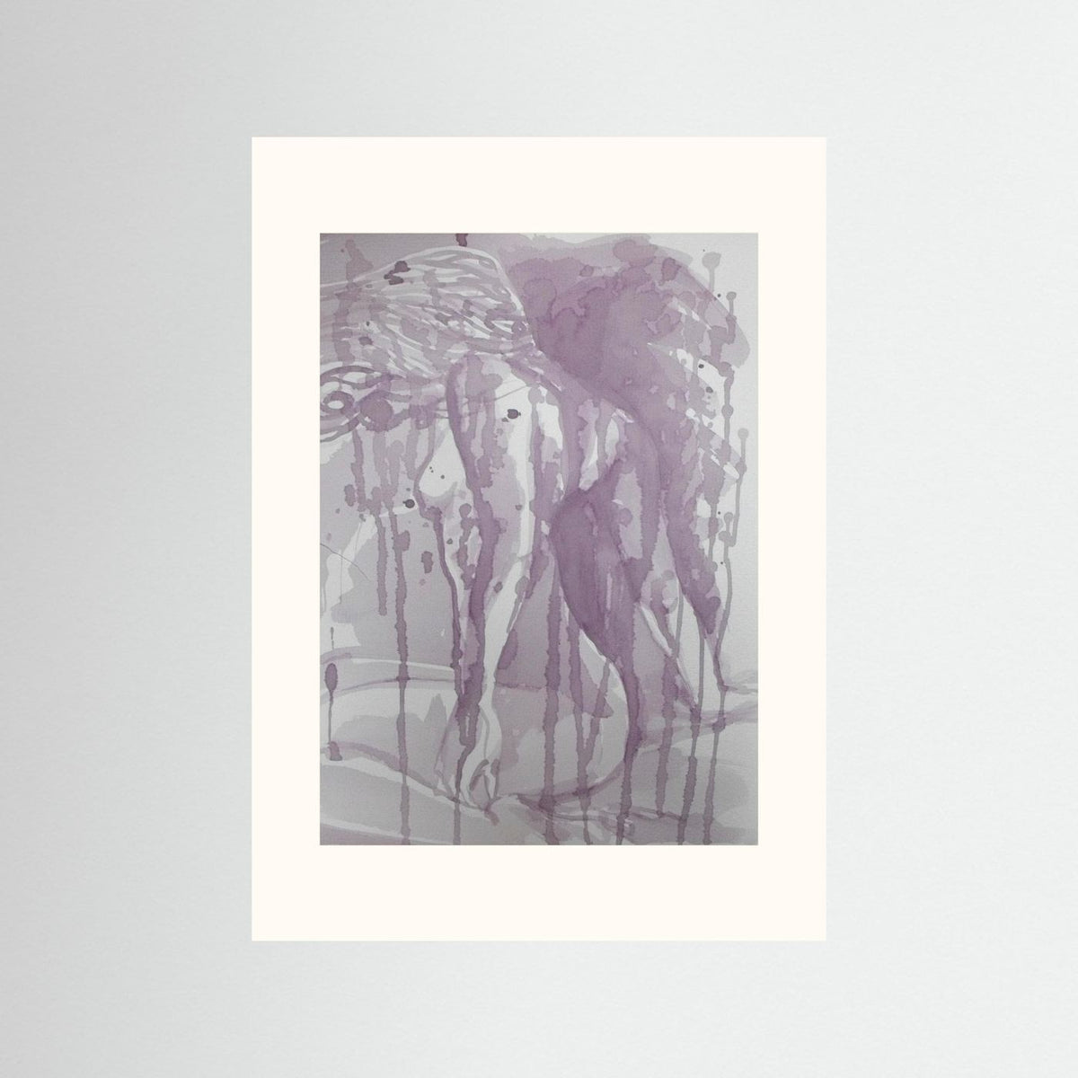 "Stillness" Paper Print from Italian Wine Painting