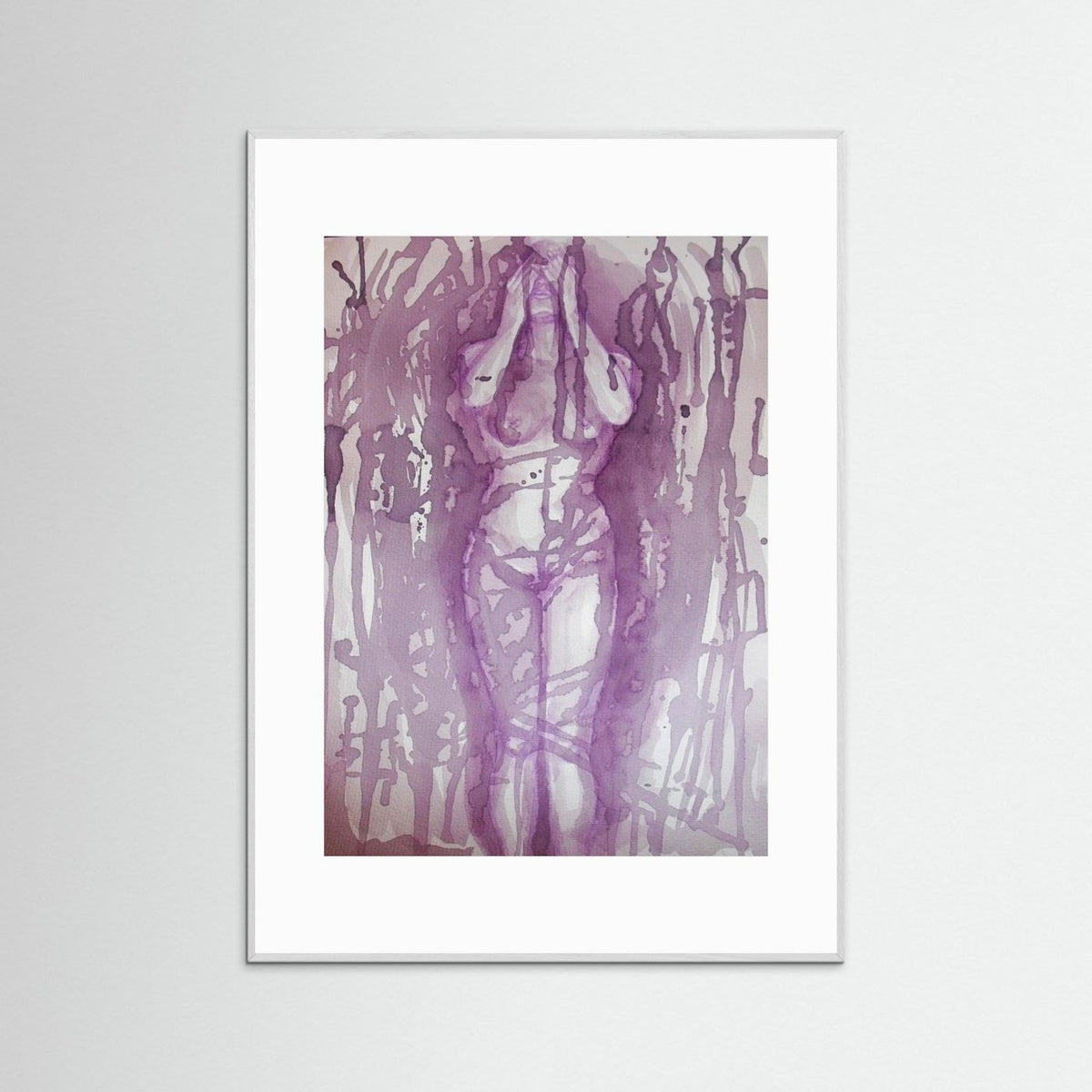 Wine Painting Fine Art Print: "Self Discovery"