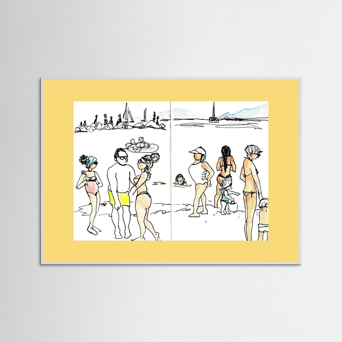 "Ligurian Summer" Fine Art Paper Print