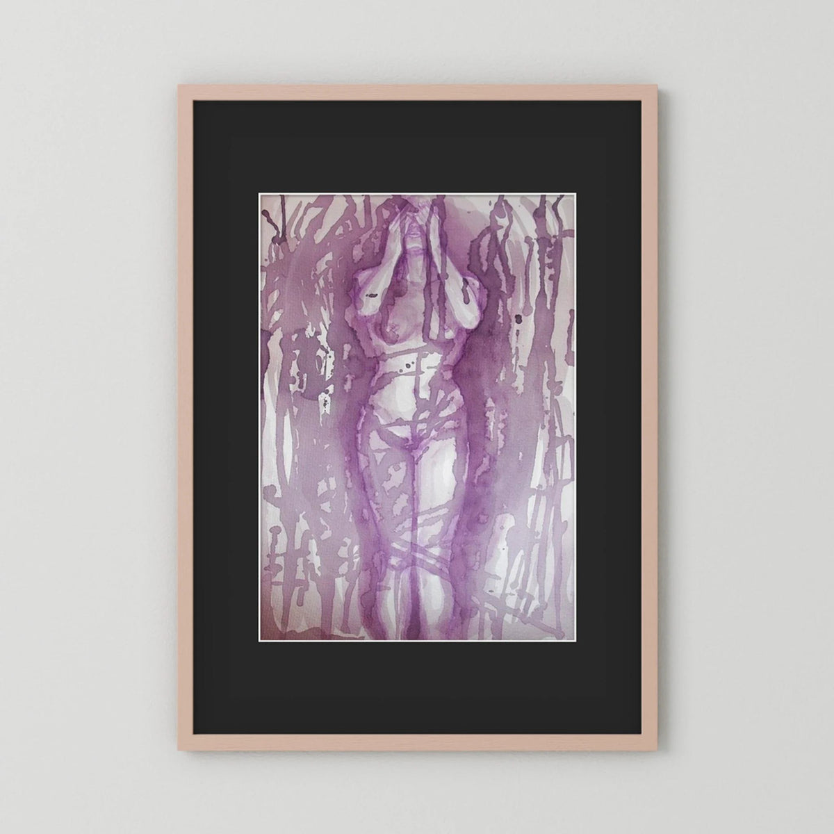 Wine Painting Fine Art Print: "Self Discovery"