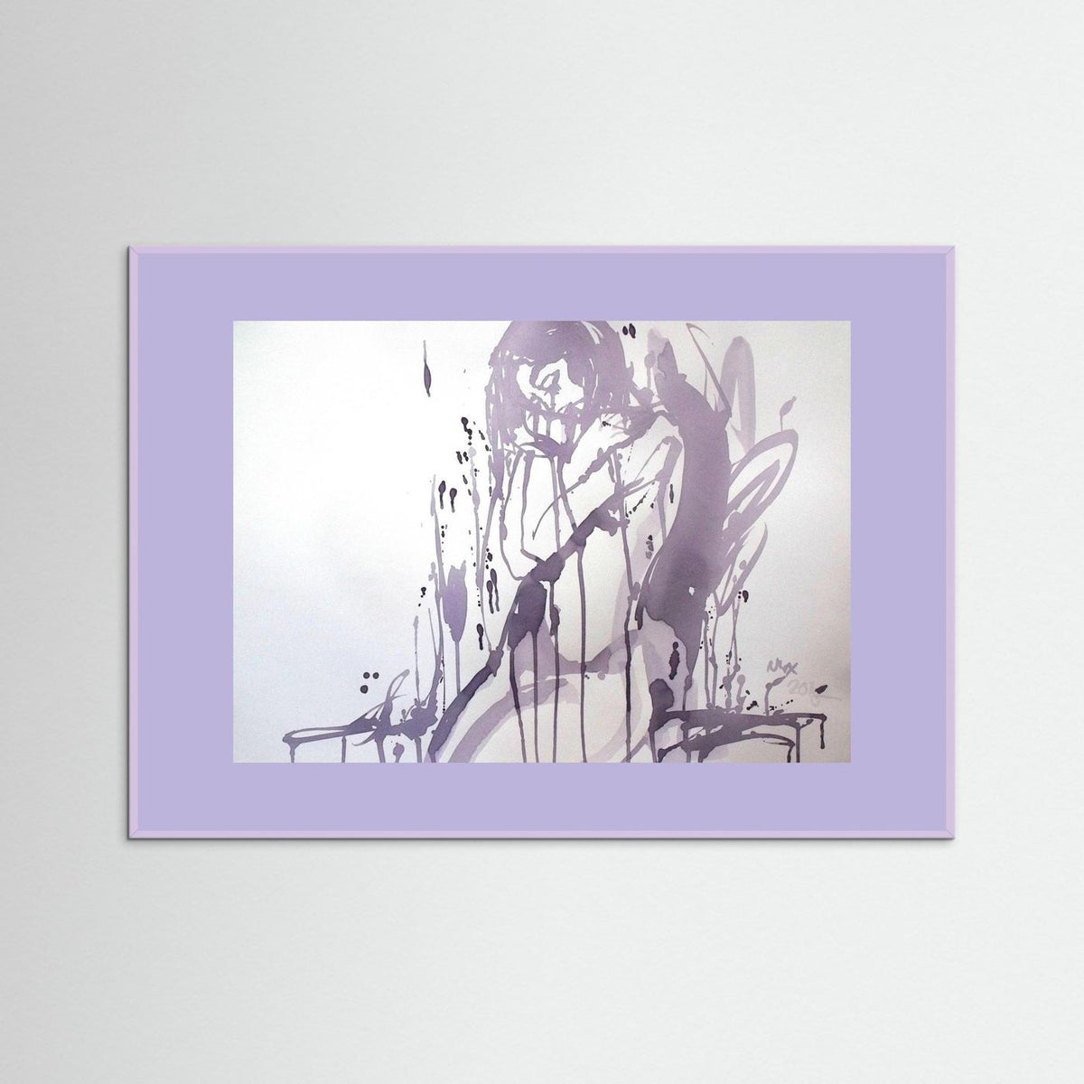 "Embrace" Poster Print from Italian Wine Painting