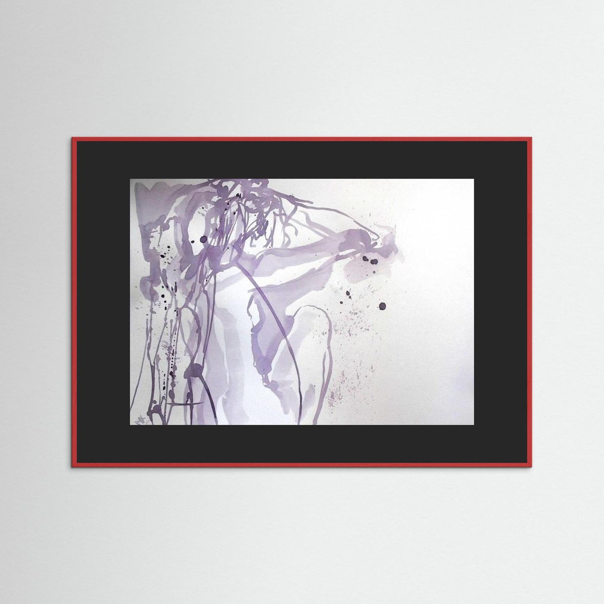 "Ponder"- A Wine Painting Poster Print