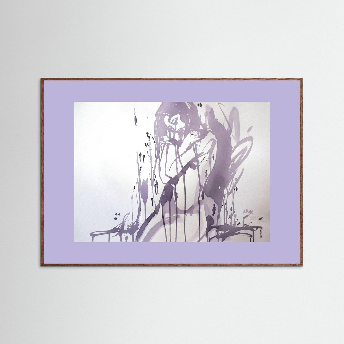 "Embrace" Poster Print from Italian Wine Painting